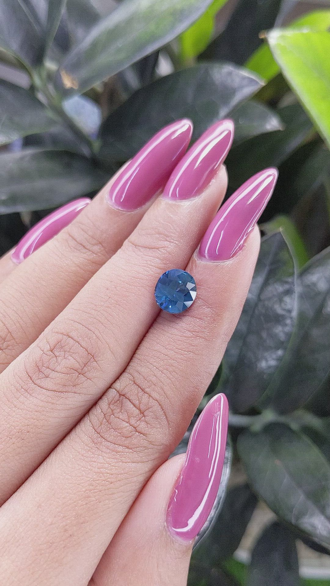 2.15 Ct. Blue Sapphire from Madagascar Size Video