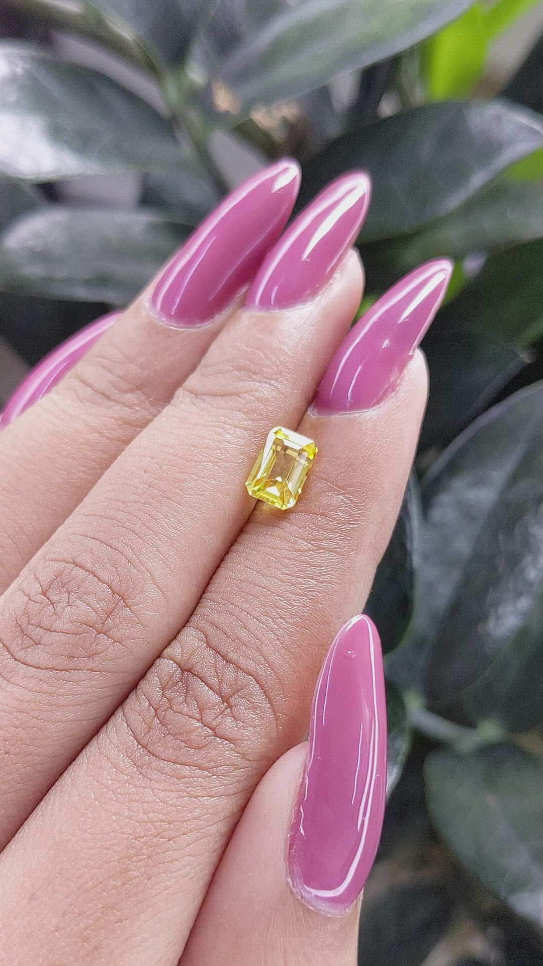 1.52 Ct. Yellow Sapphire from Ceylon (Sri Lanka) Size Video