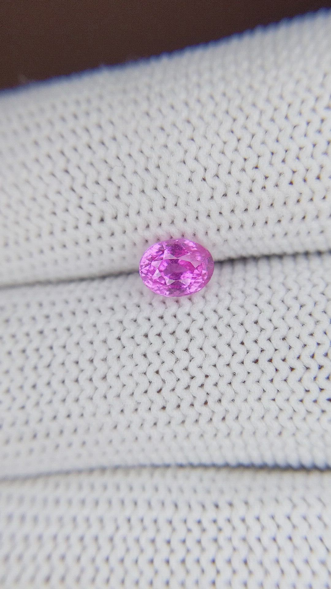1.04 Ct. Pink Sapphire from Madagascar Size Video