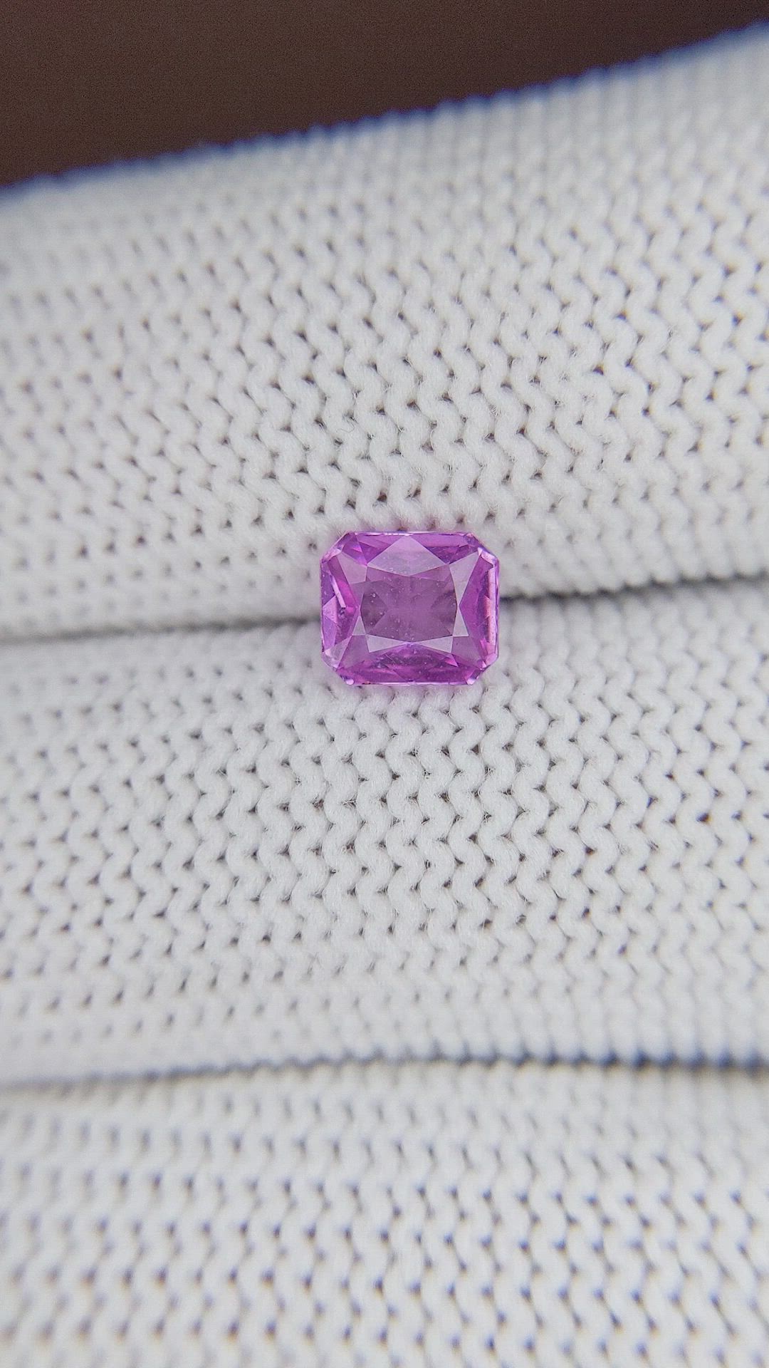 1.04 Ct. Pink Sapphire from Madagascar Size Video