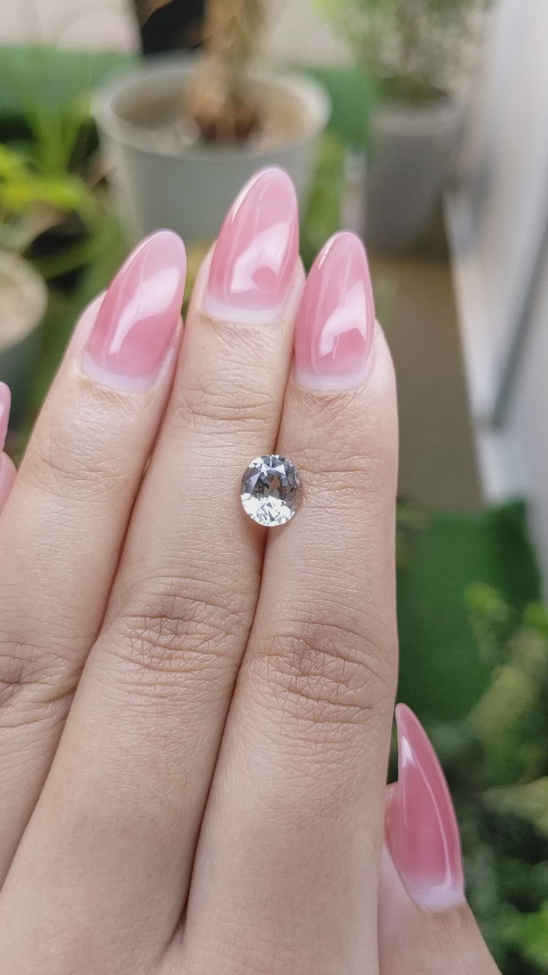 1.79 Ct. Bi Color Sapphire from Ceylon (Sri Lanka) Size Video