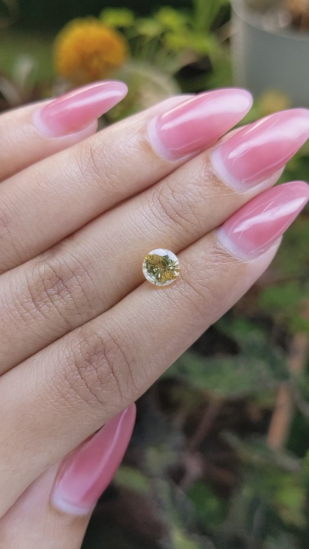 1.60 Ct. Yellow Sapphire from Ceylon (Sri Lanka) Size Video