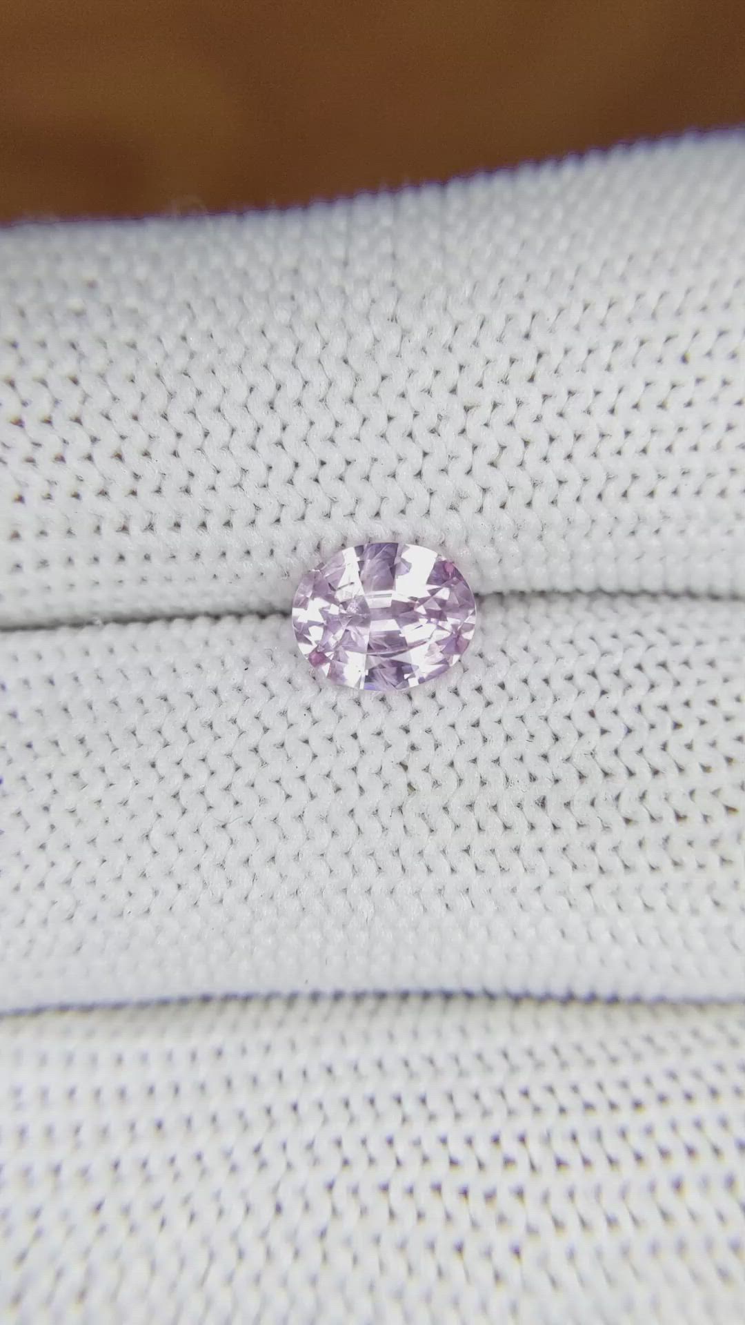 1.13 Ct. Pink Sapphire from Ceylon (Sri Lanka) Size Video
