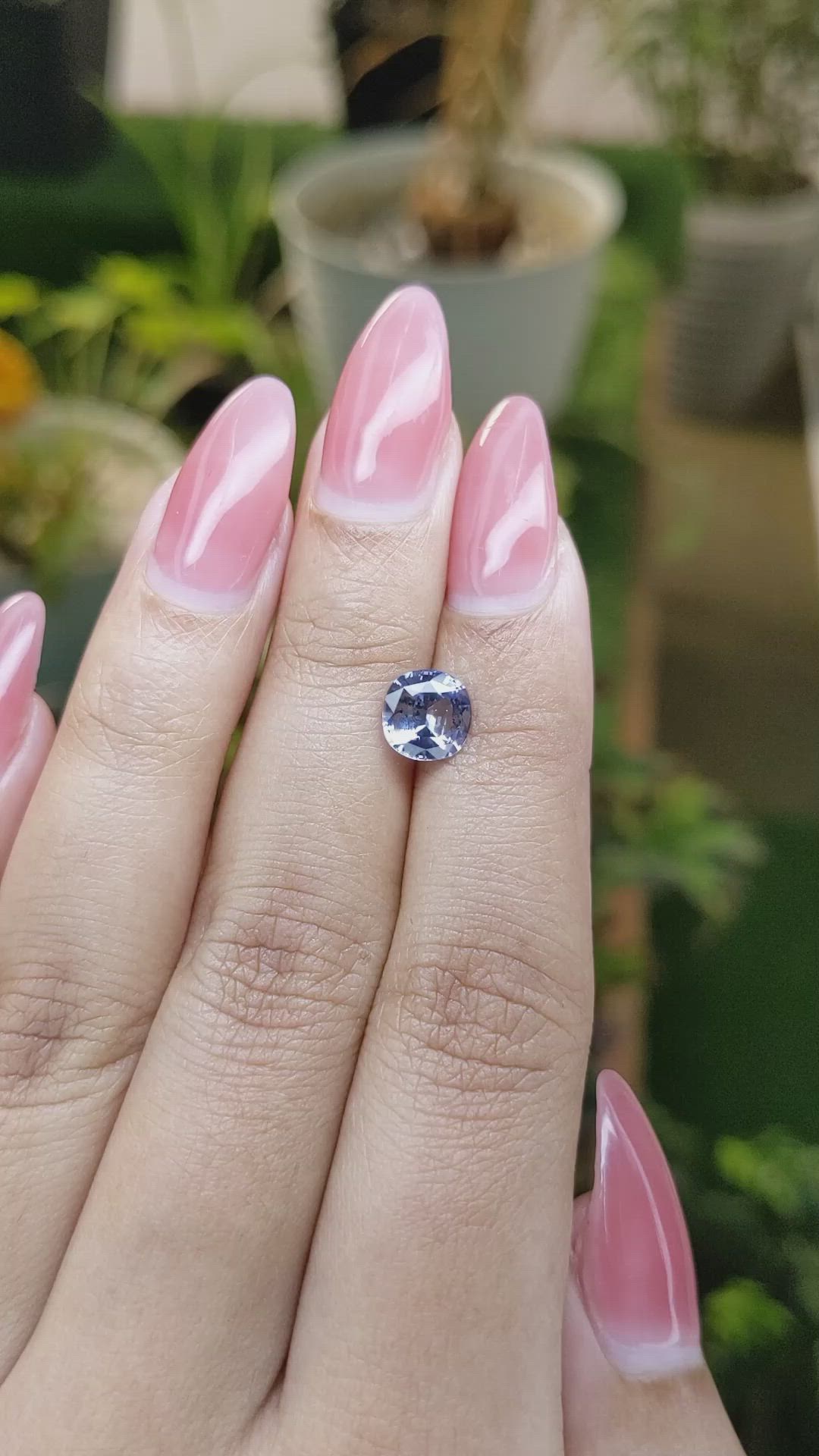 1.45 Ct. Blue Sapphire from Ceylon (Sri Lanka) Size Video