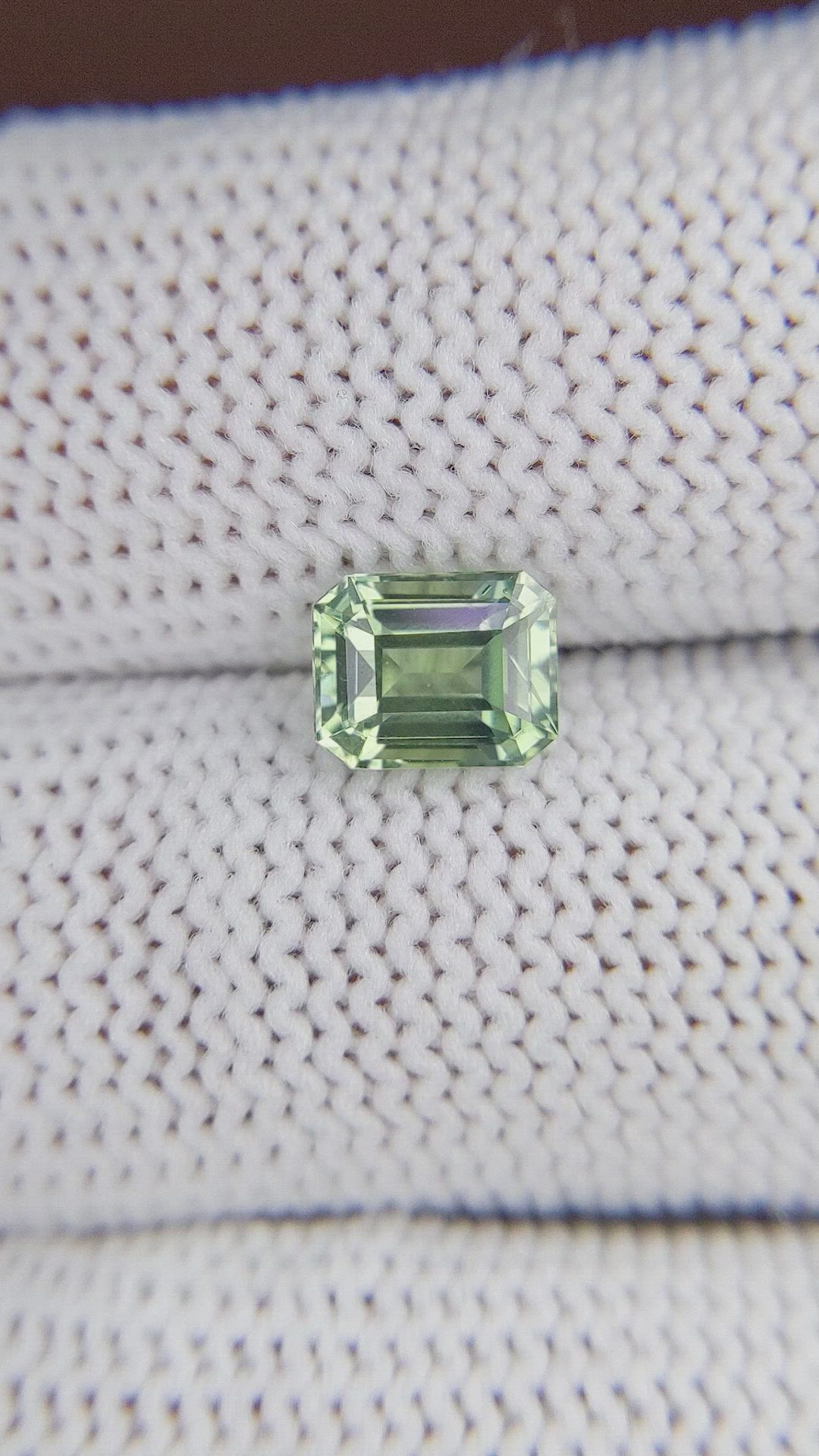 1.81 Ct. Green Sapphire from Madagascar Size Video