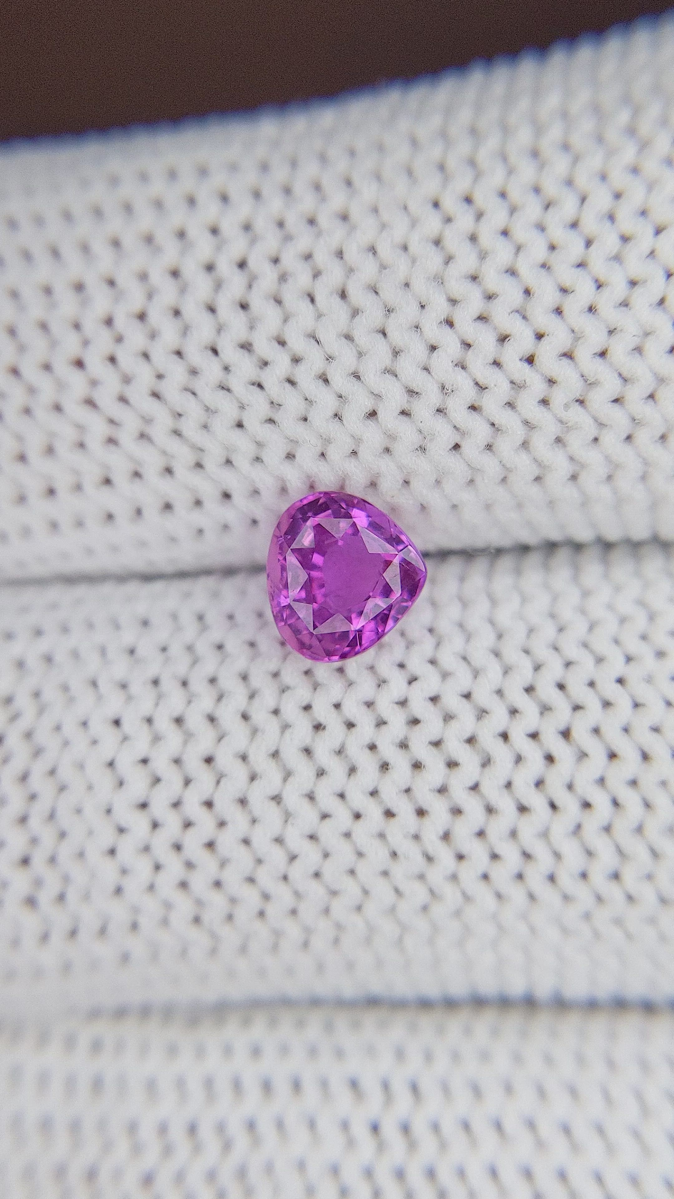 1.14 Ct. Purple Sapphire from Ceylon (Sri Lanka) Size Video