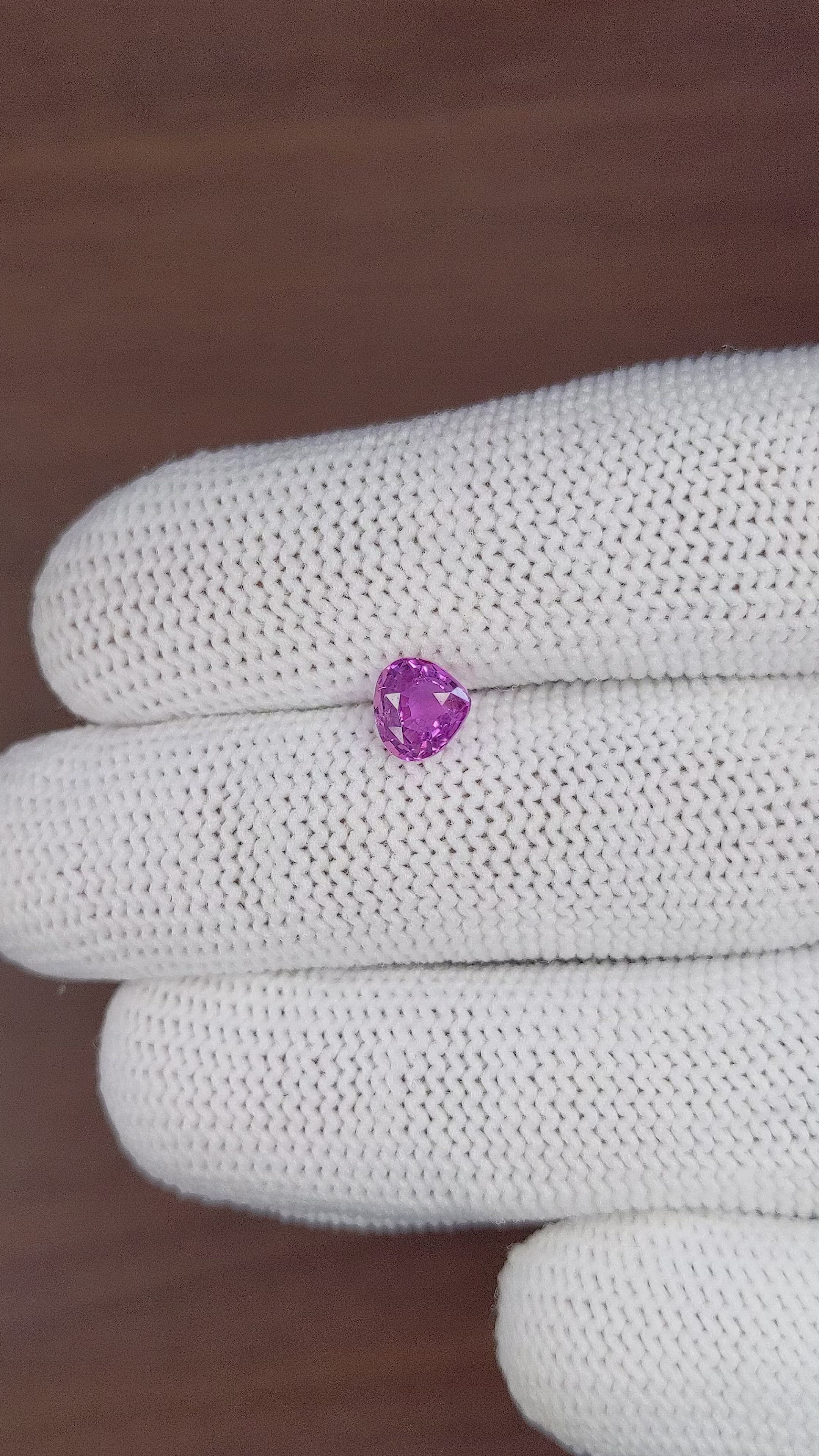 1.14 Ct. Purple Sapphire from Ceylon (Sri Lanka) Size Video