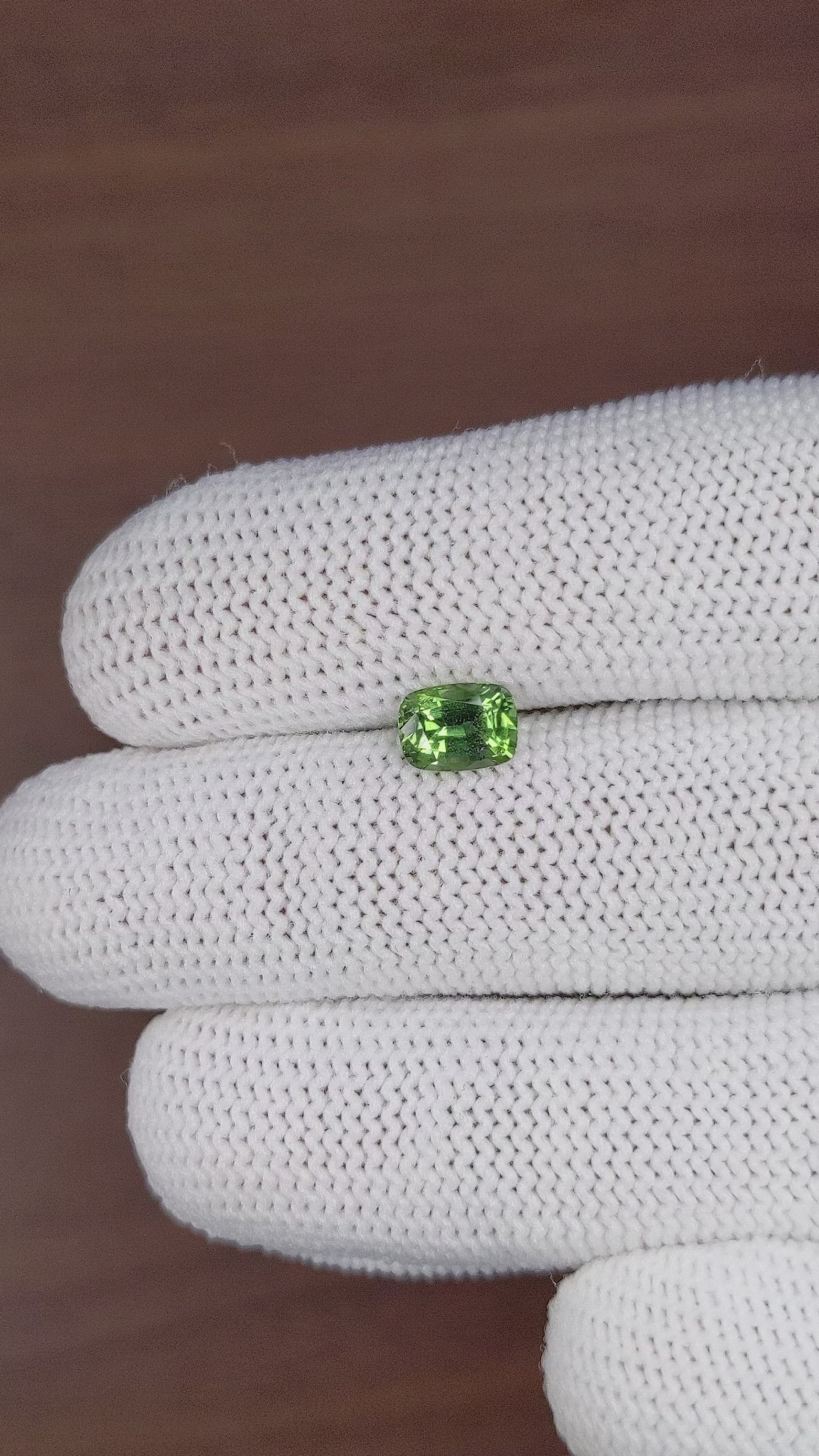 1.13 Ct. Green Sapphire from Madagascar Size Video