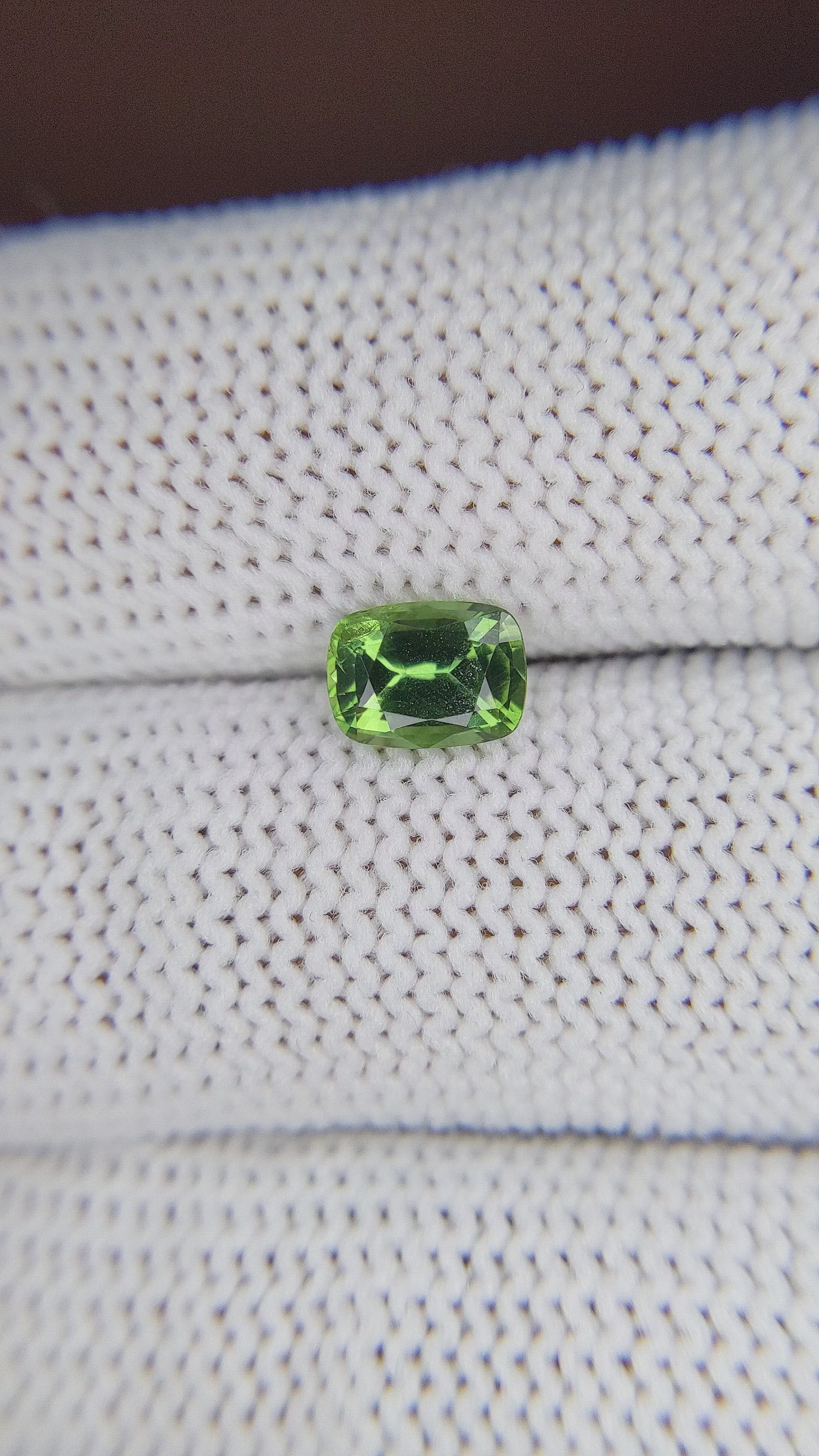 1.13 Ct. Green Sapphire from Madagascar Size Video