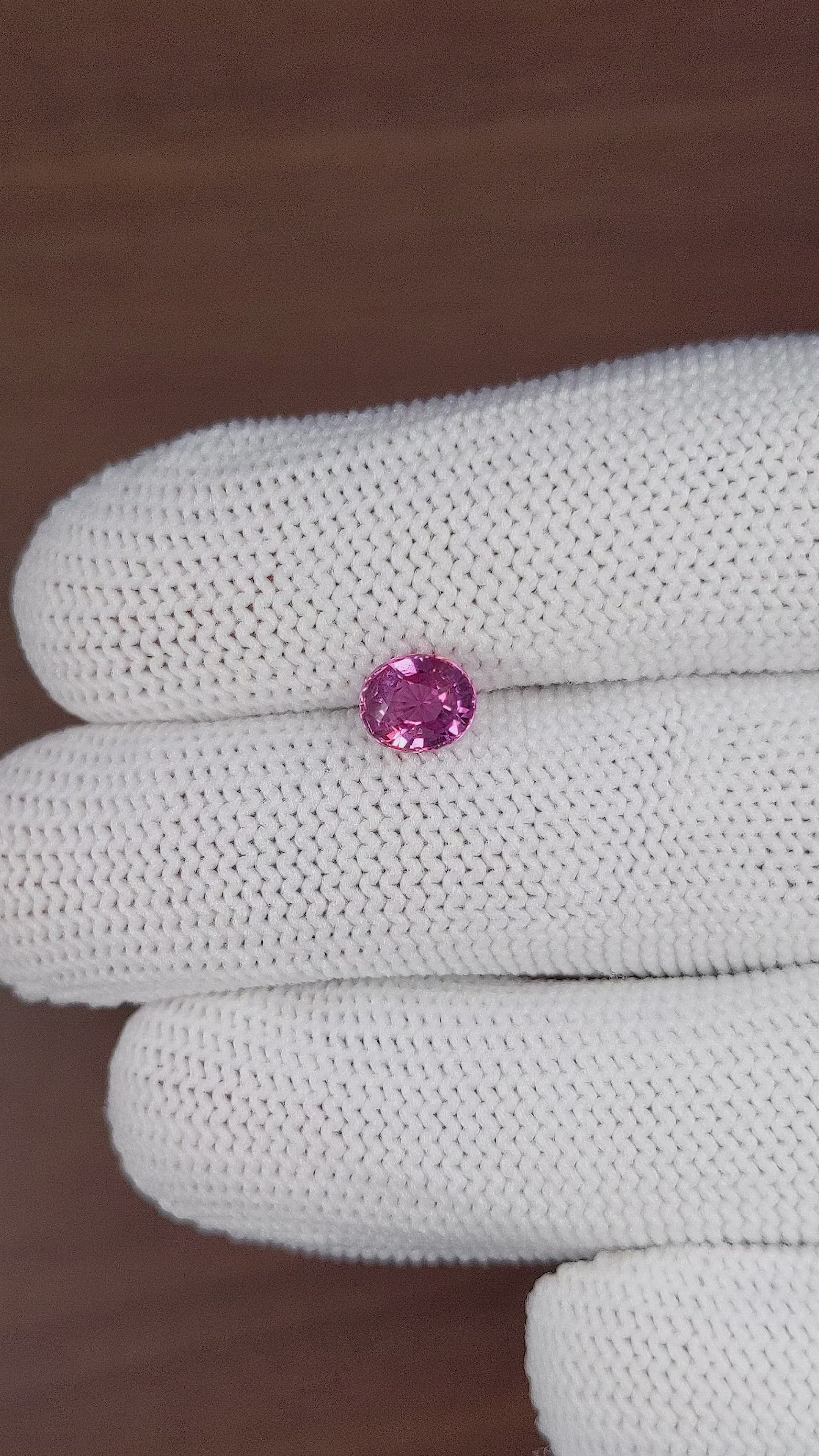 1.20 Ct. Pink Sapphire from Ceylon (Sri Lanka) Size Video