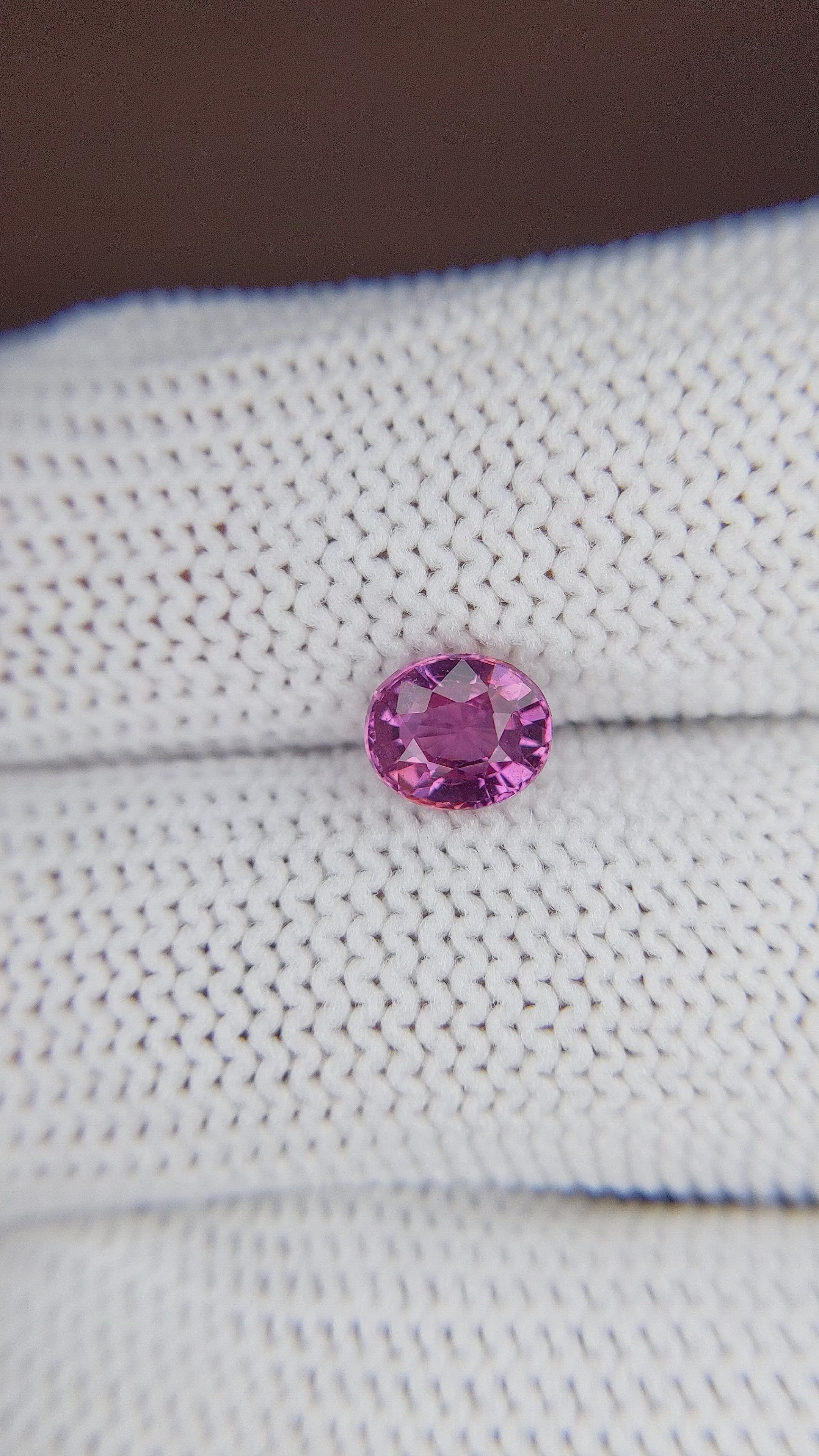 1.20 Ct. Pink Sapphire from Ceylon (Sri Lanka) Size Video