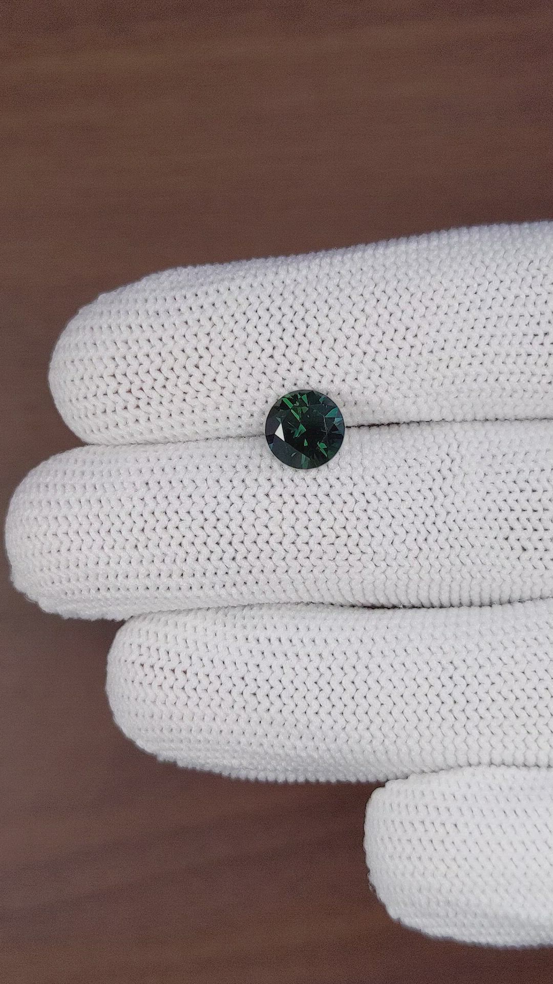 2.03 Ct. Green Sapphire from Madagascar Size Video