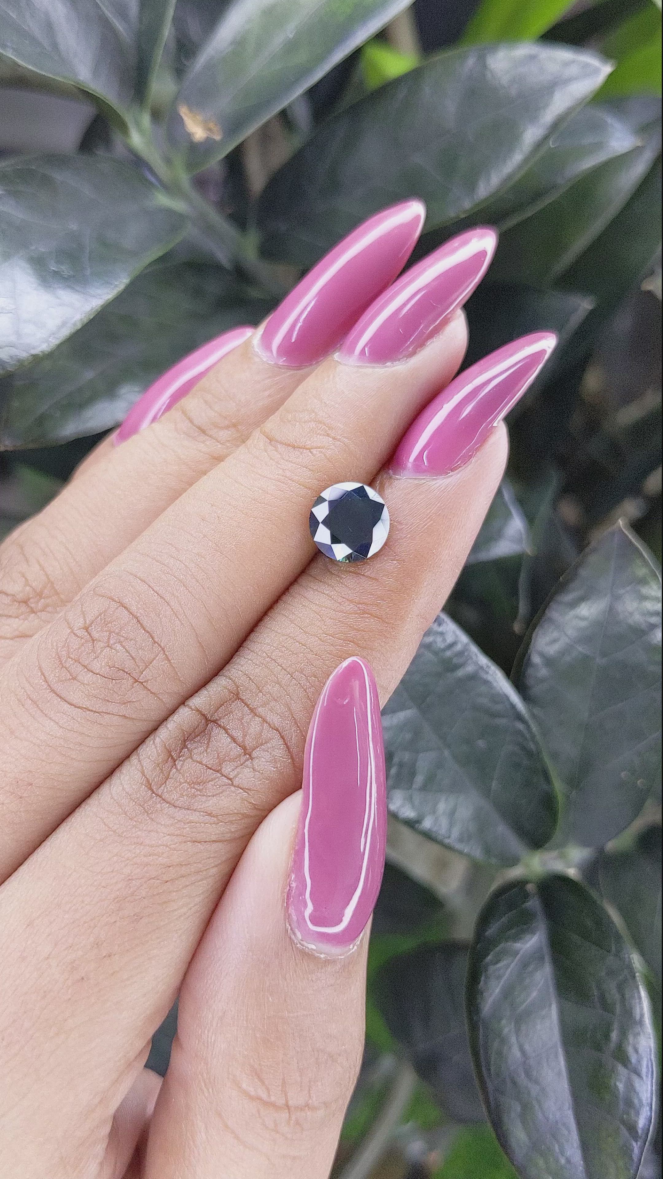 2.03 Ct. Green Sapphire from Madagascar Size Video