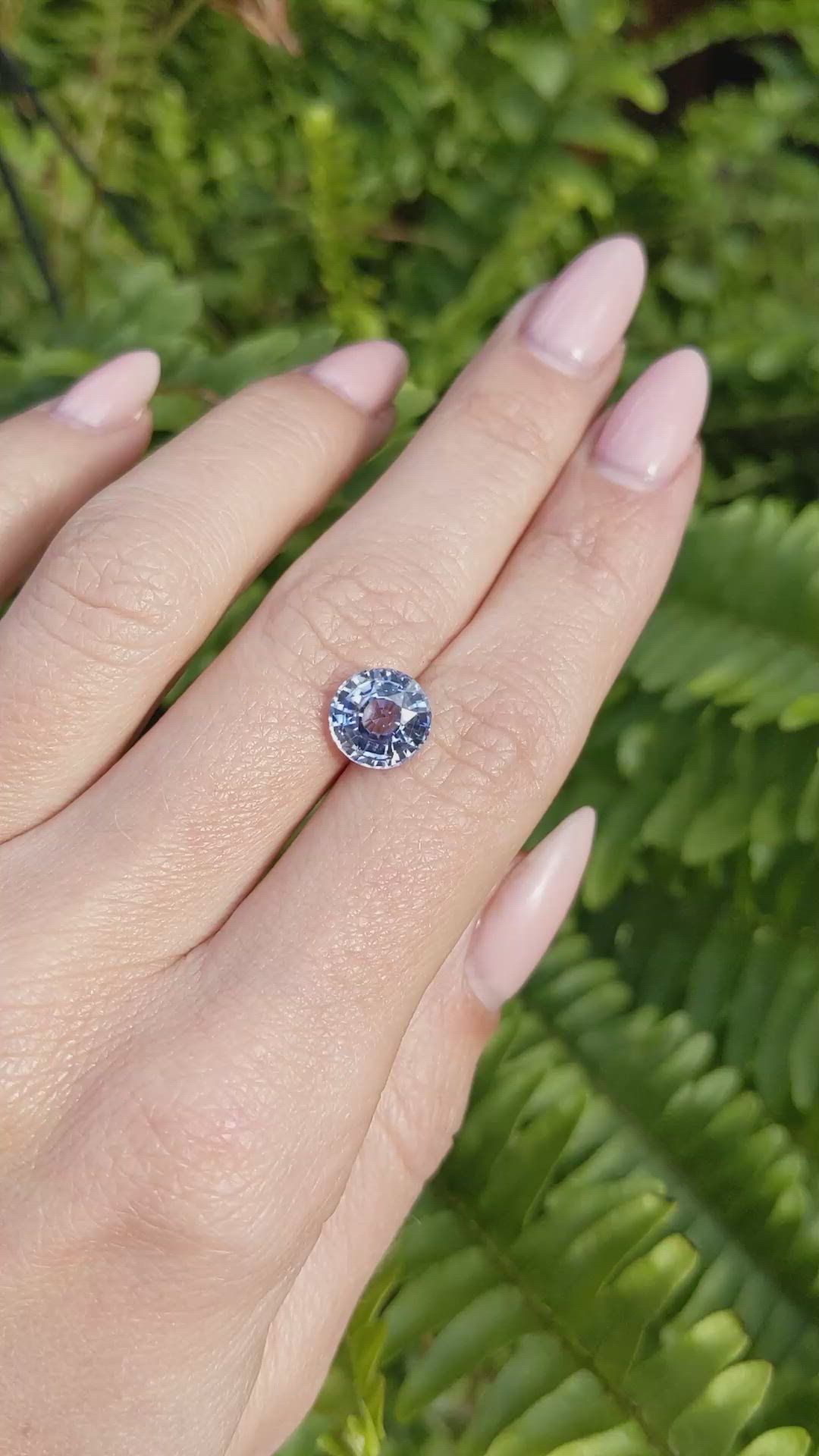 3.53 Ct. Blue Sapphire from Ceylon (Sri Lanka) Size Video