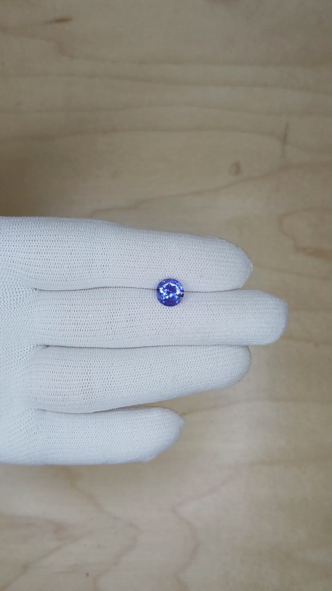 1.69 Ct. Blue Sapphire from Ceylon (Sri Lanka) Size Video