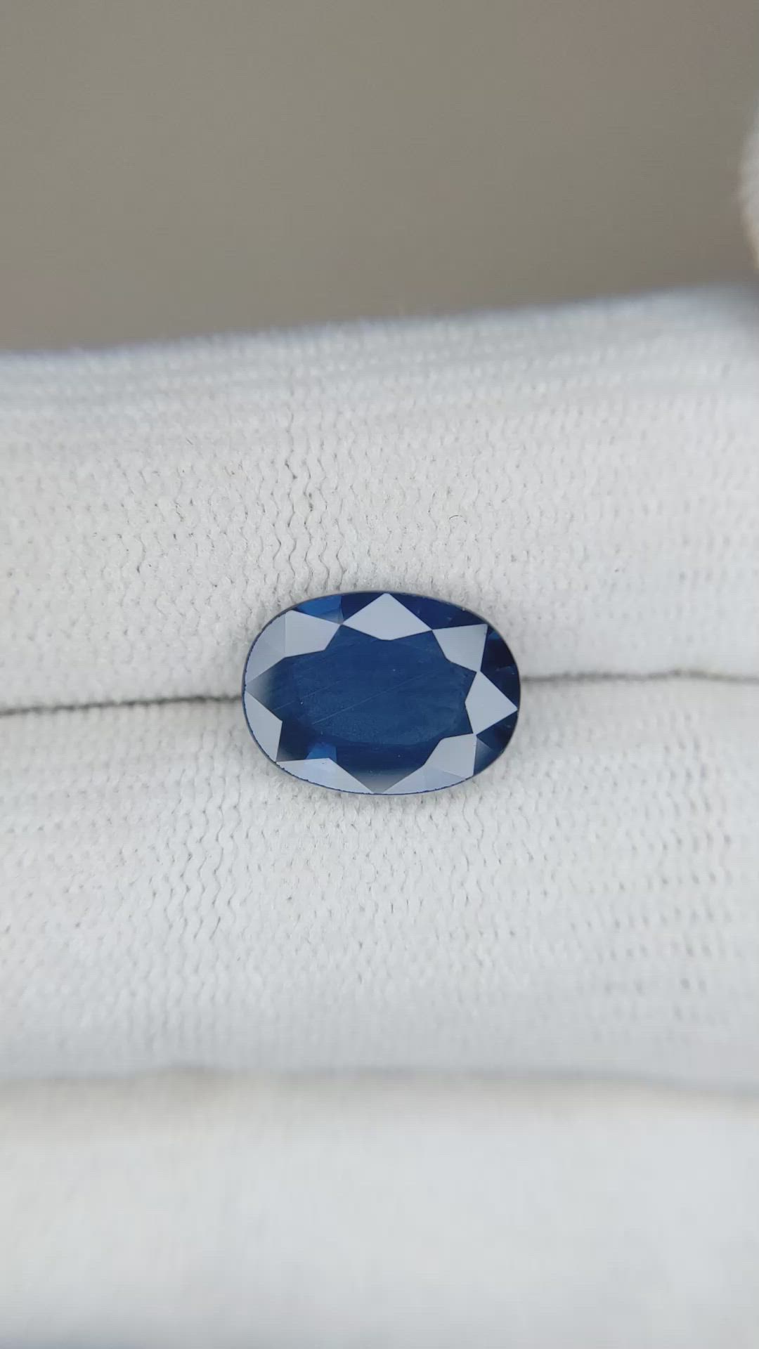 3.08 Ct. Blue Sapphire from Thailand Size Video