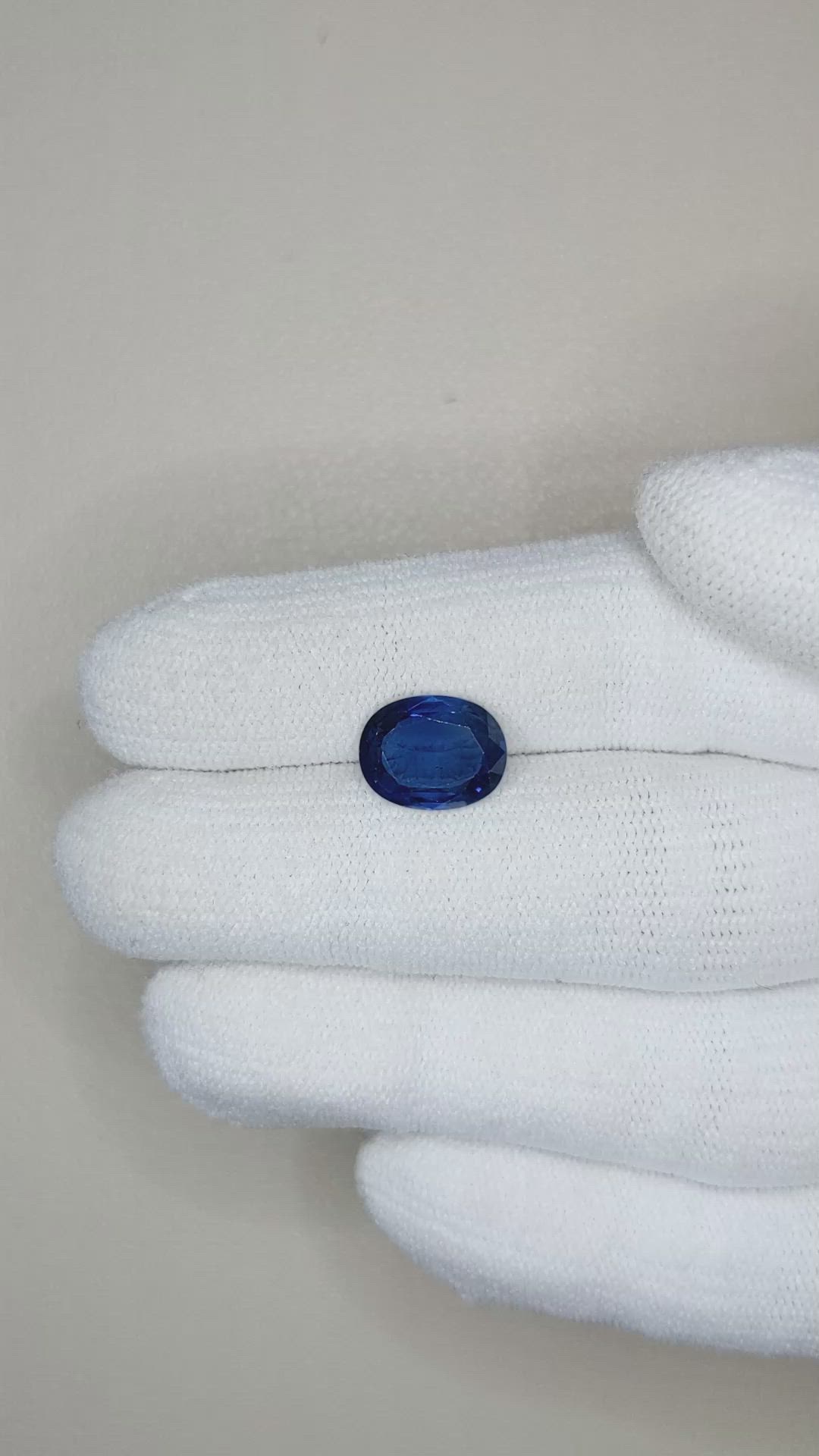 3.02 Ct. Blue Sapphire from Thailand Size Video