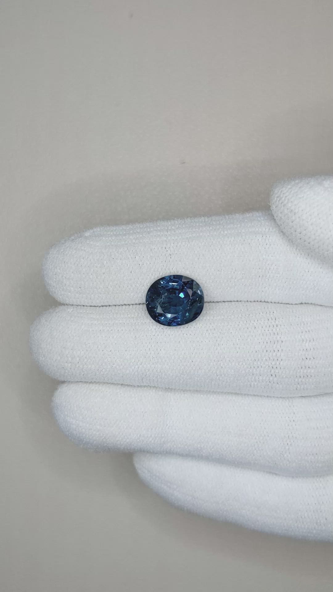 3.93 Ct. Blue Sapphire from Thailand Size Video