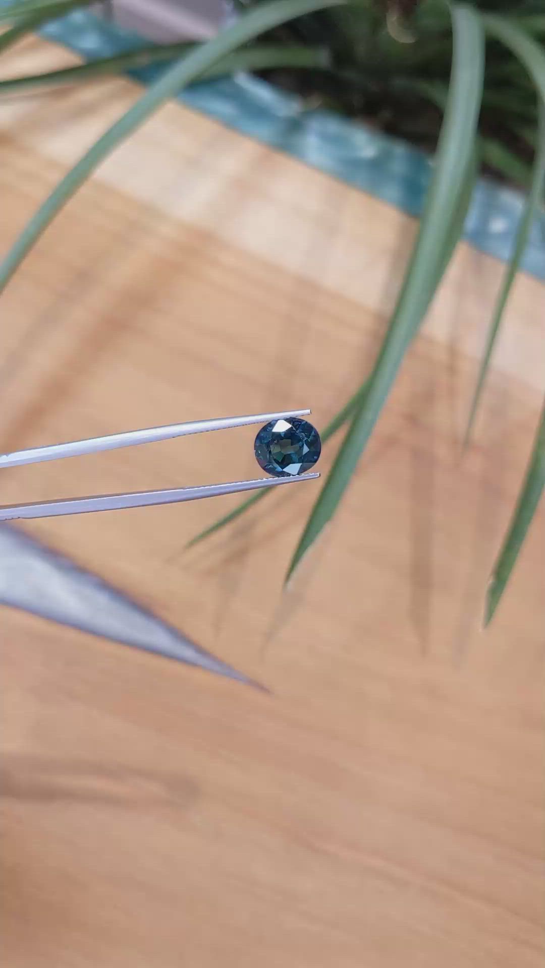 3.93 Ct. Blue Sapphire from Thailand Size Video