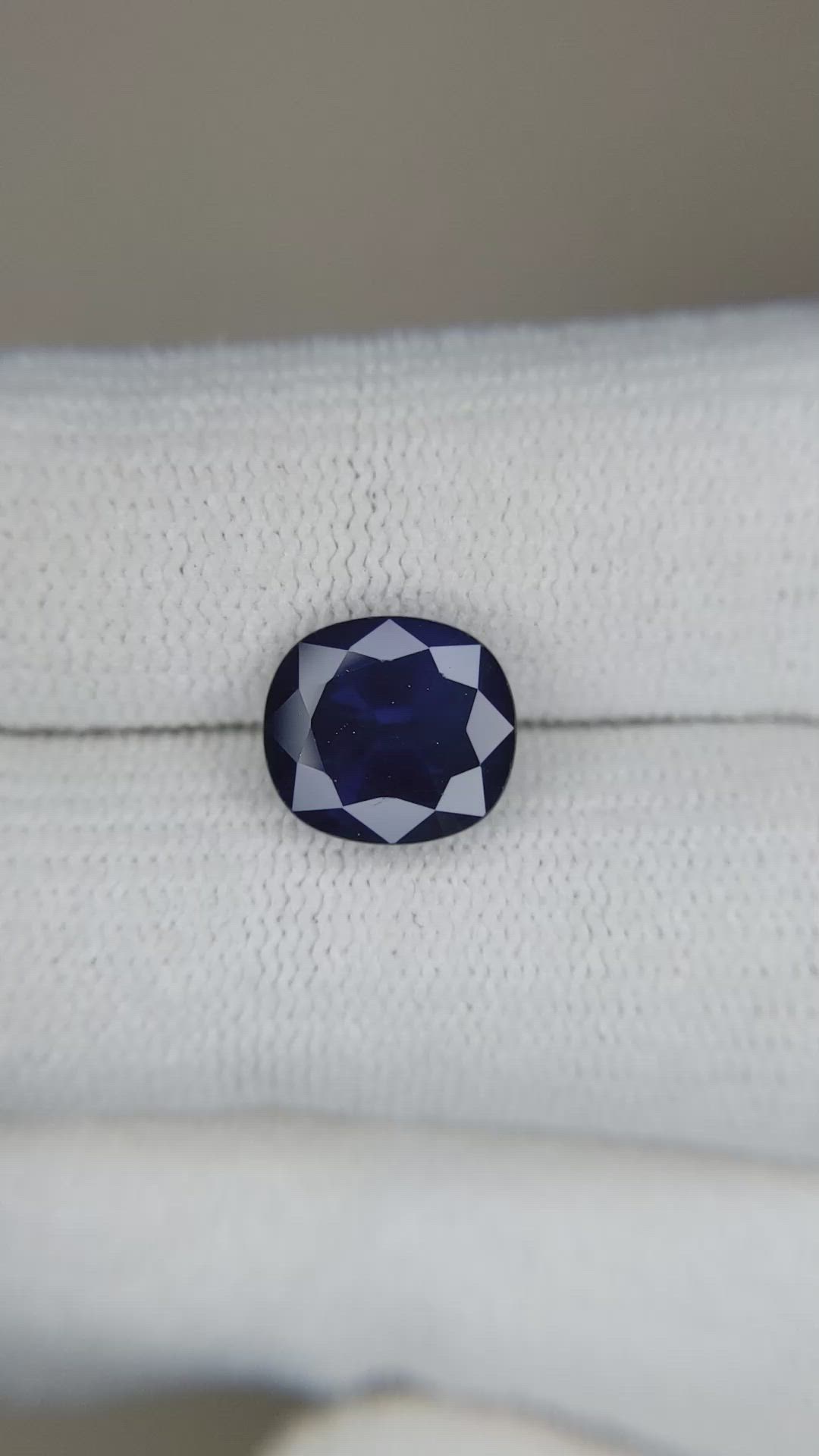 3.47 Ct. Blue Sapphire from Thailand Size Video