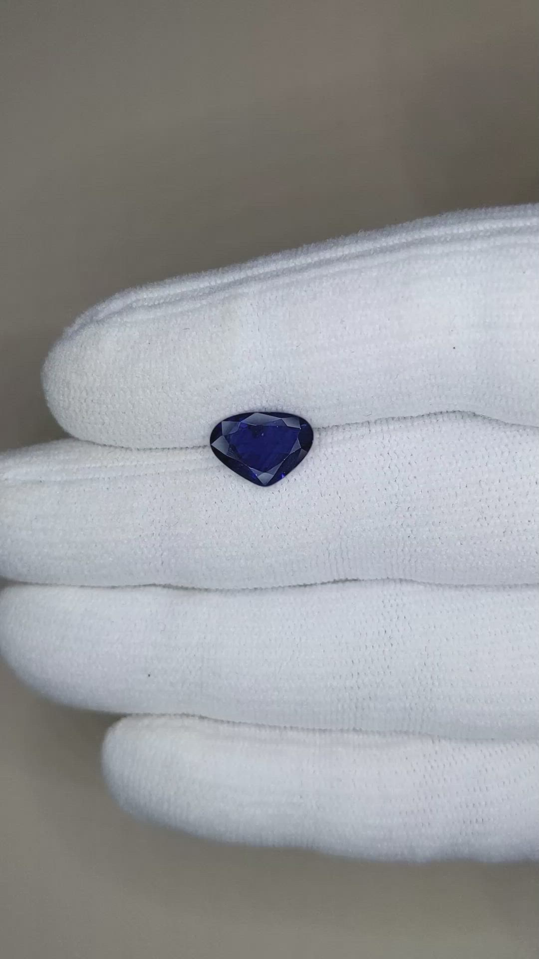 2.59 Ct. Blue Sapphire from Thailand Size Video