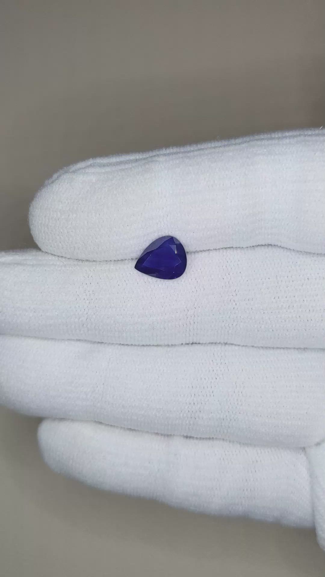 1.94 Ct. Blue Sapphire from Thailand Size Video