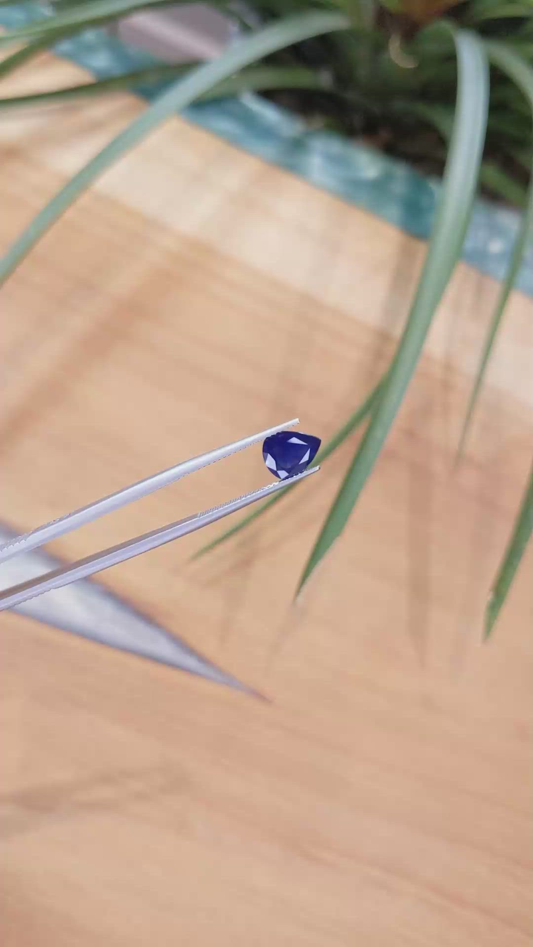 1.94 Ct. Blue Sapphire from Thailand Size Video