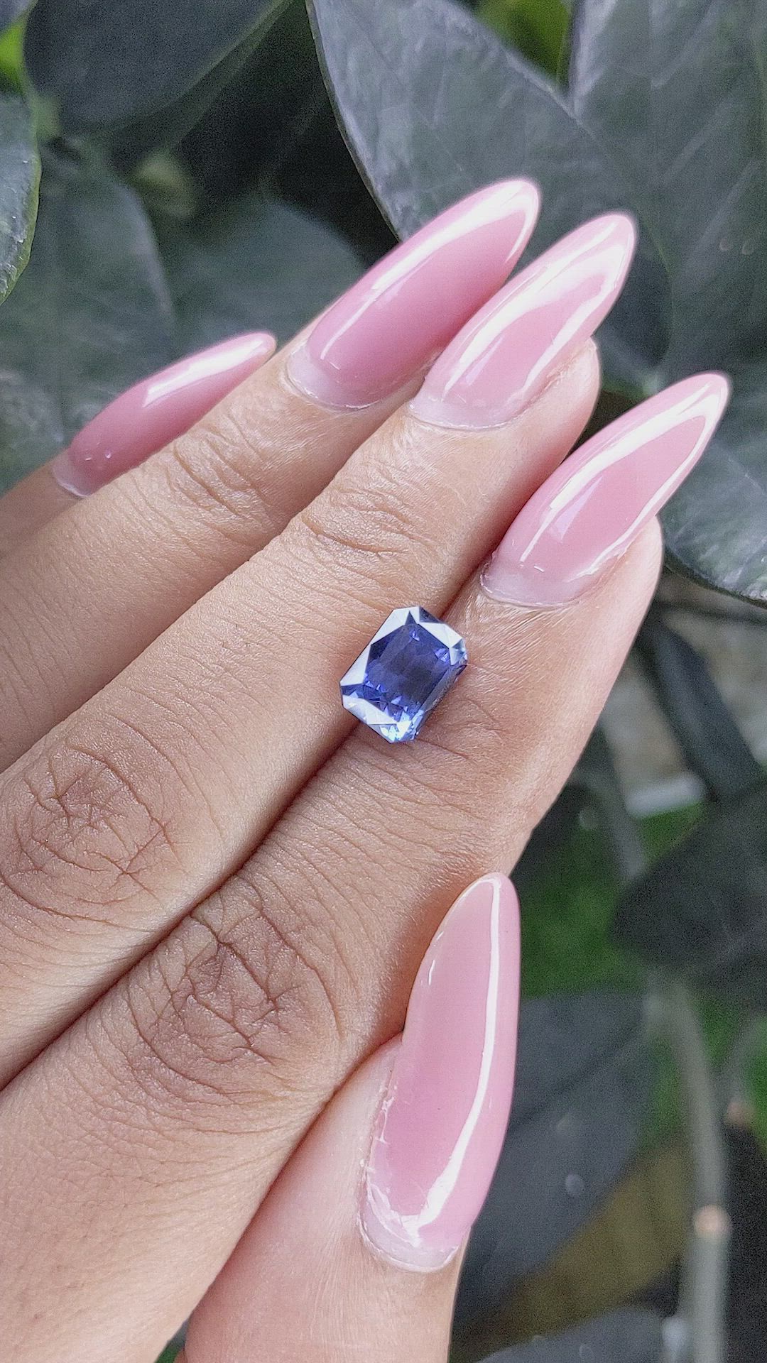 2.63 Ct. Blue Sapphire from Ceylon (Sri Lanka) Size Video