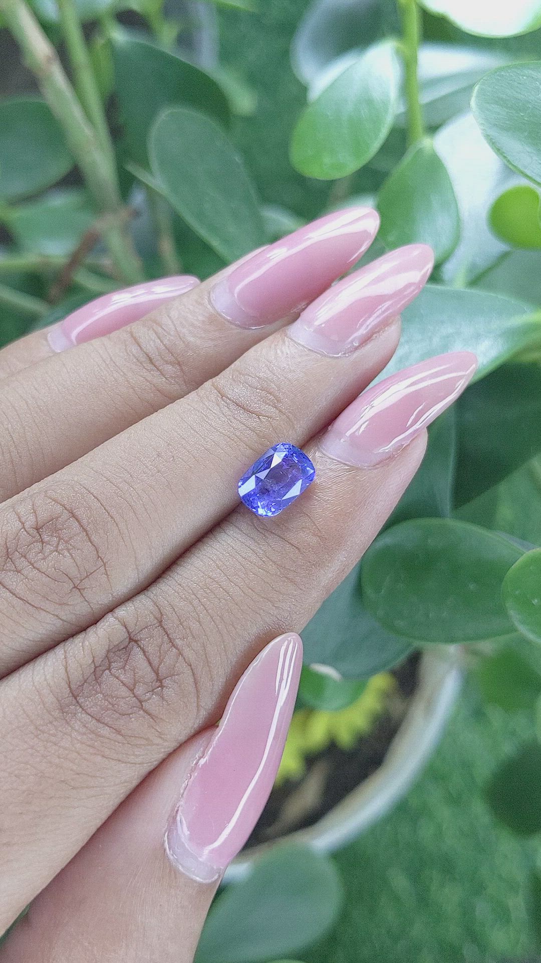 2.54 Ct. Color Change Sapphire from Ceylon (Sri Lanka) Size Video