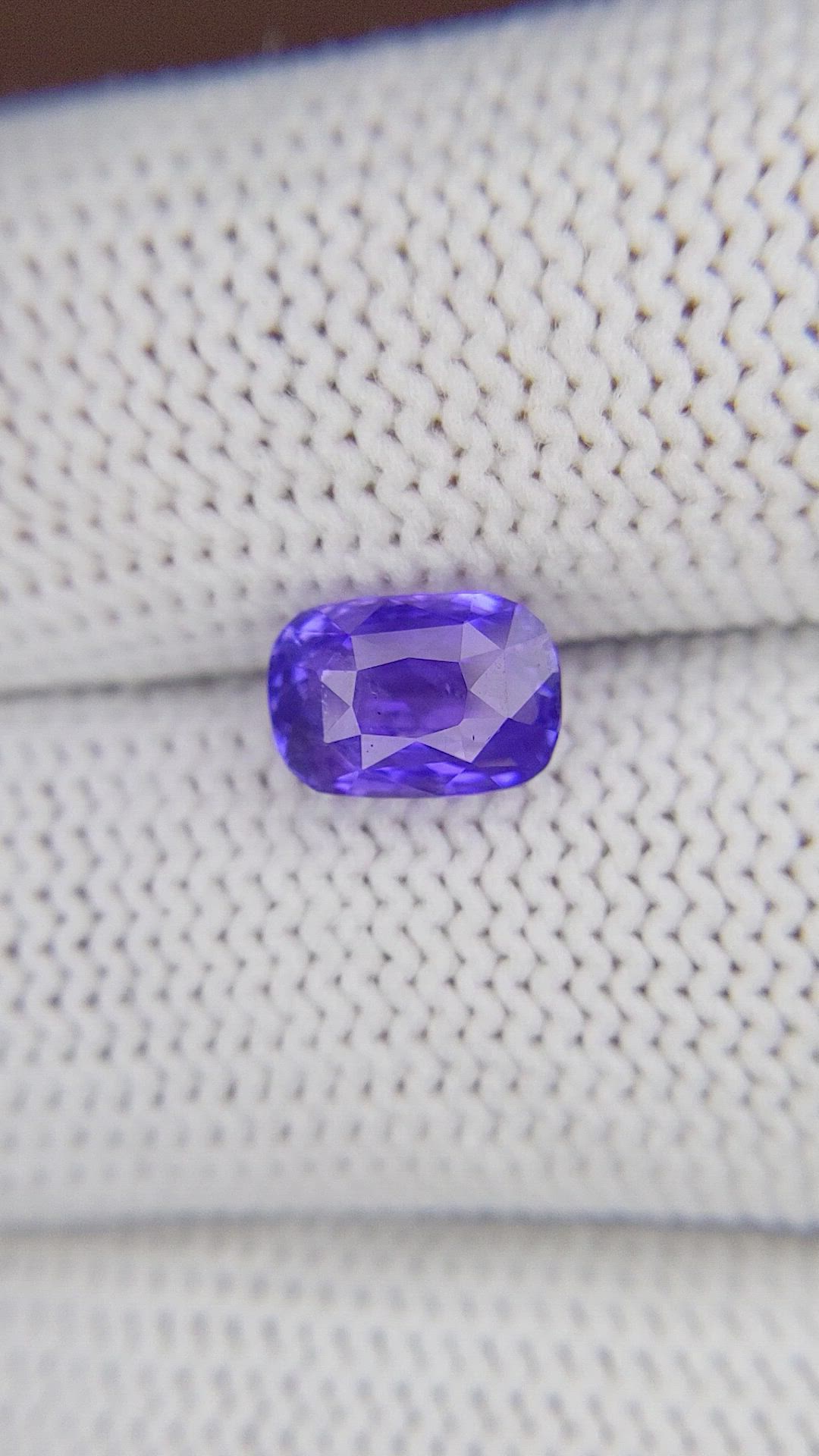 2.54 Ct. Color Change Sapphire from Ceylon (Sri Lanka) Size Video