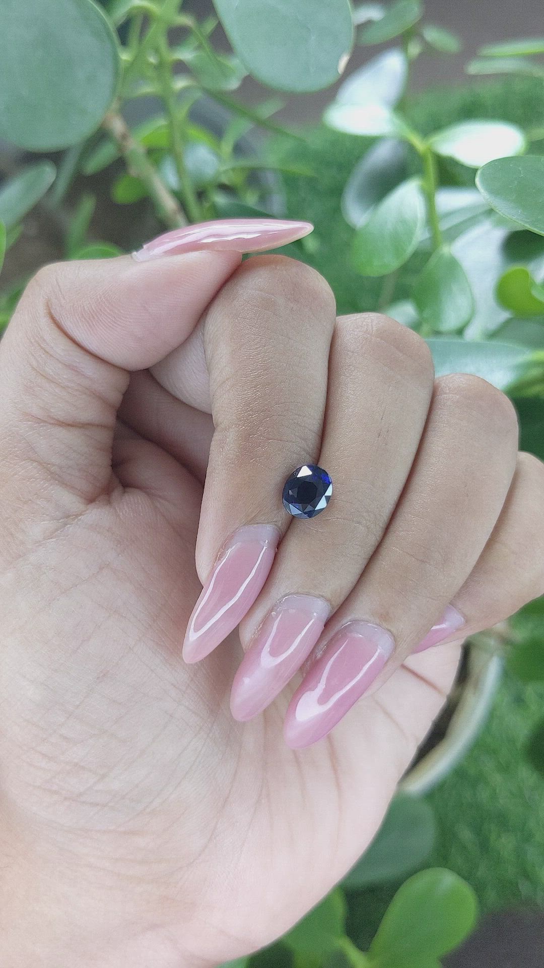 1.53 Ct. Color Change Sapphire from Ceylon (Sri Lanka) Size Video