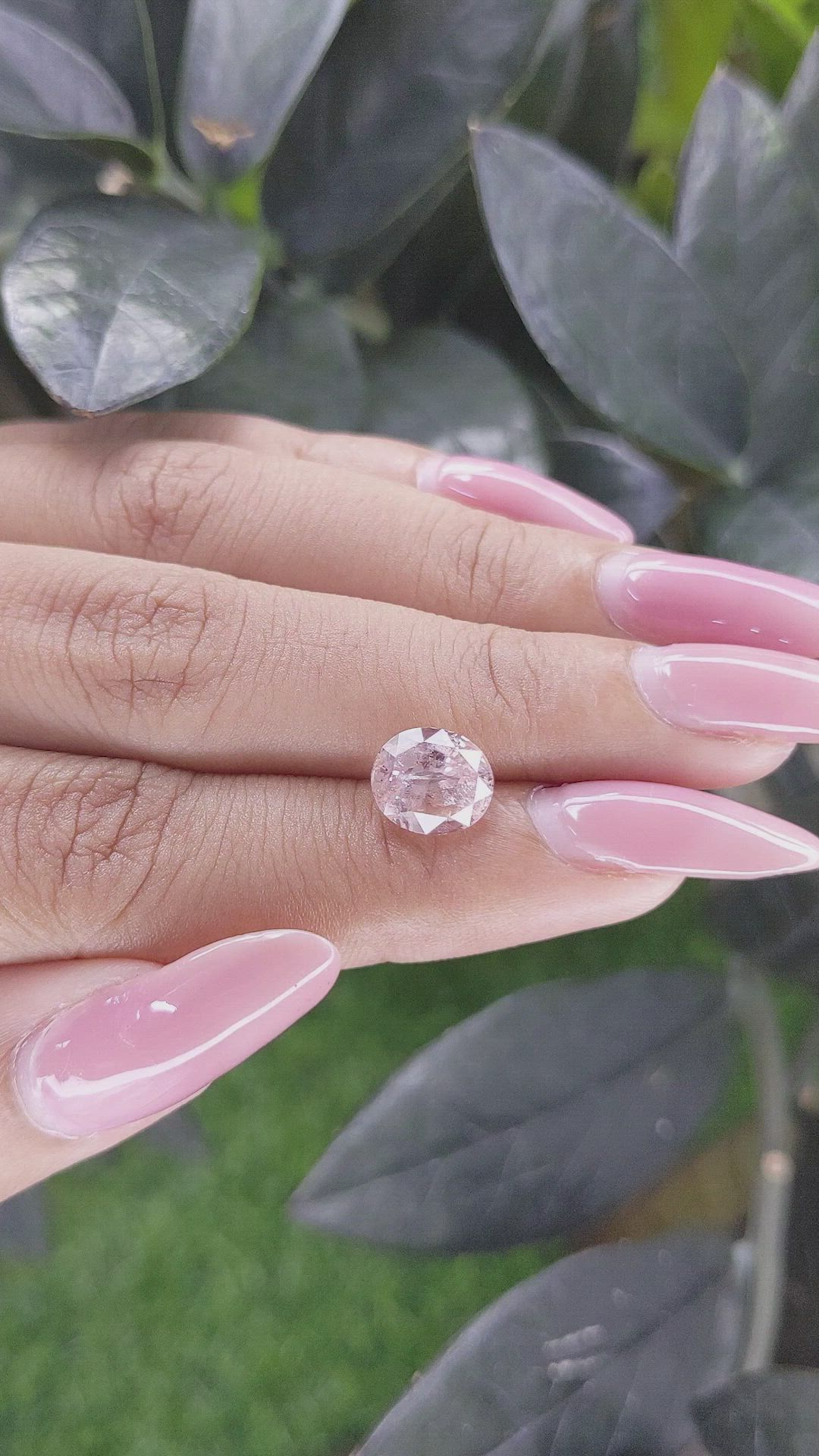 3.56 Ct. Pink Sapphire from Ceylon (Sri Lanka) Size Video