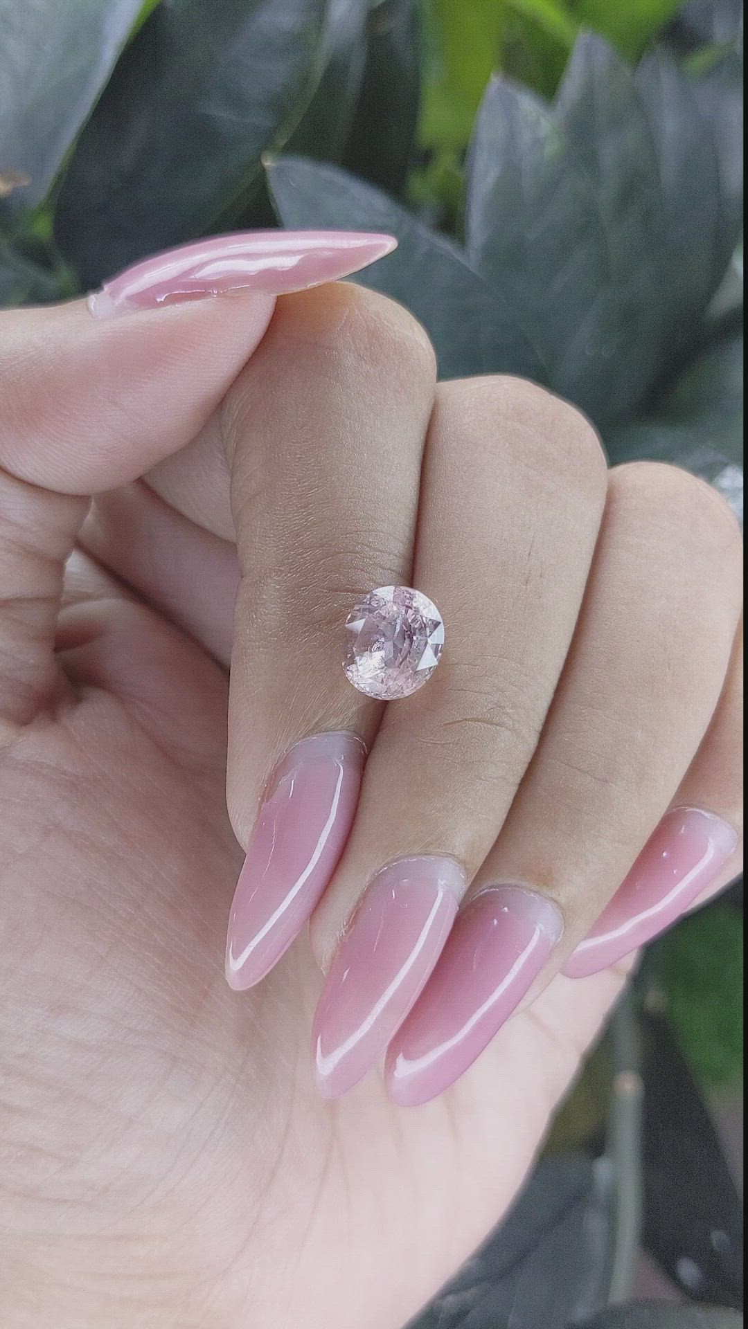 3.56 Ct. Pink Sapphire from Ceylon (Sri Lanka) Size Video