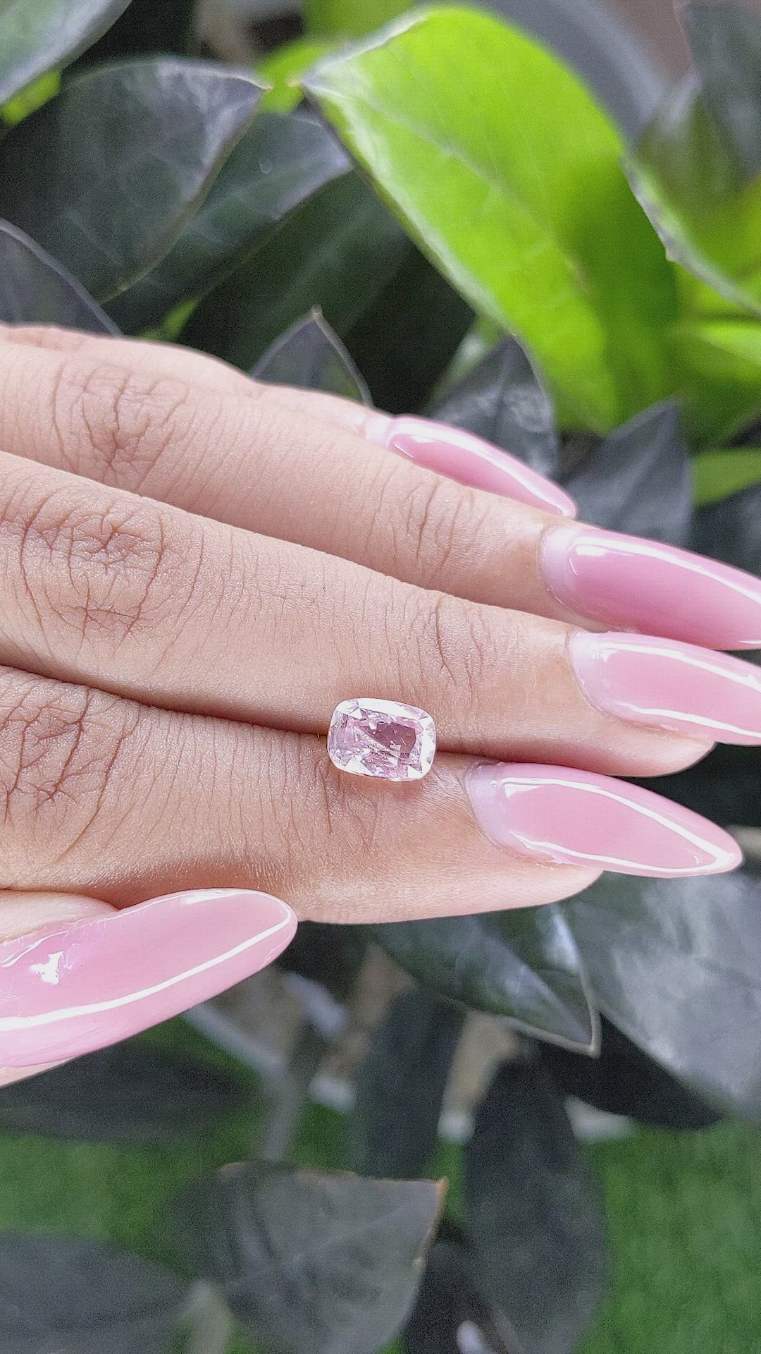 2.08 Ct. Pink Sapphire from Ceylon (Sri Lanka) Size Video