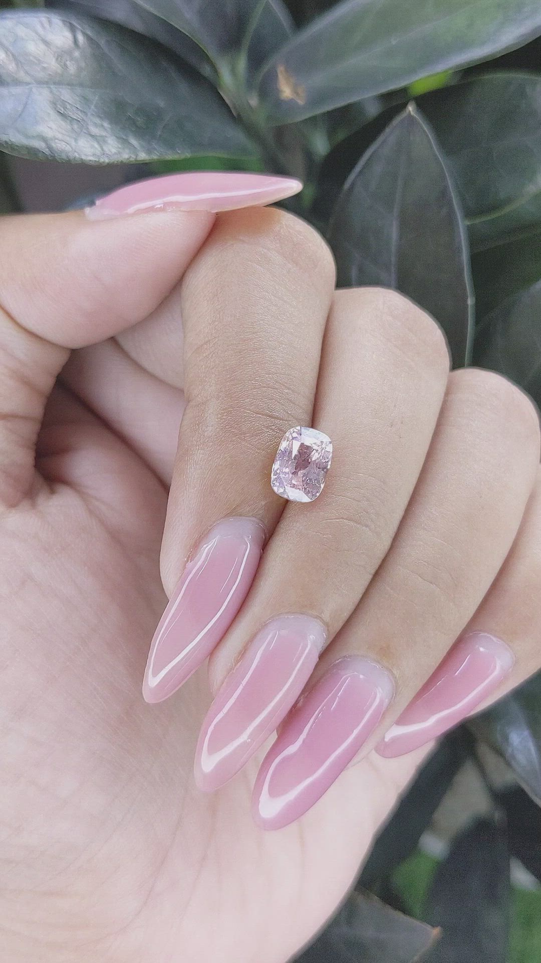 2.08 Ct. Pink Sapphire from Ceylon (Sri Lanka) Size Video