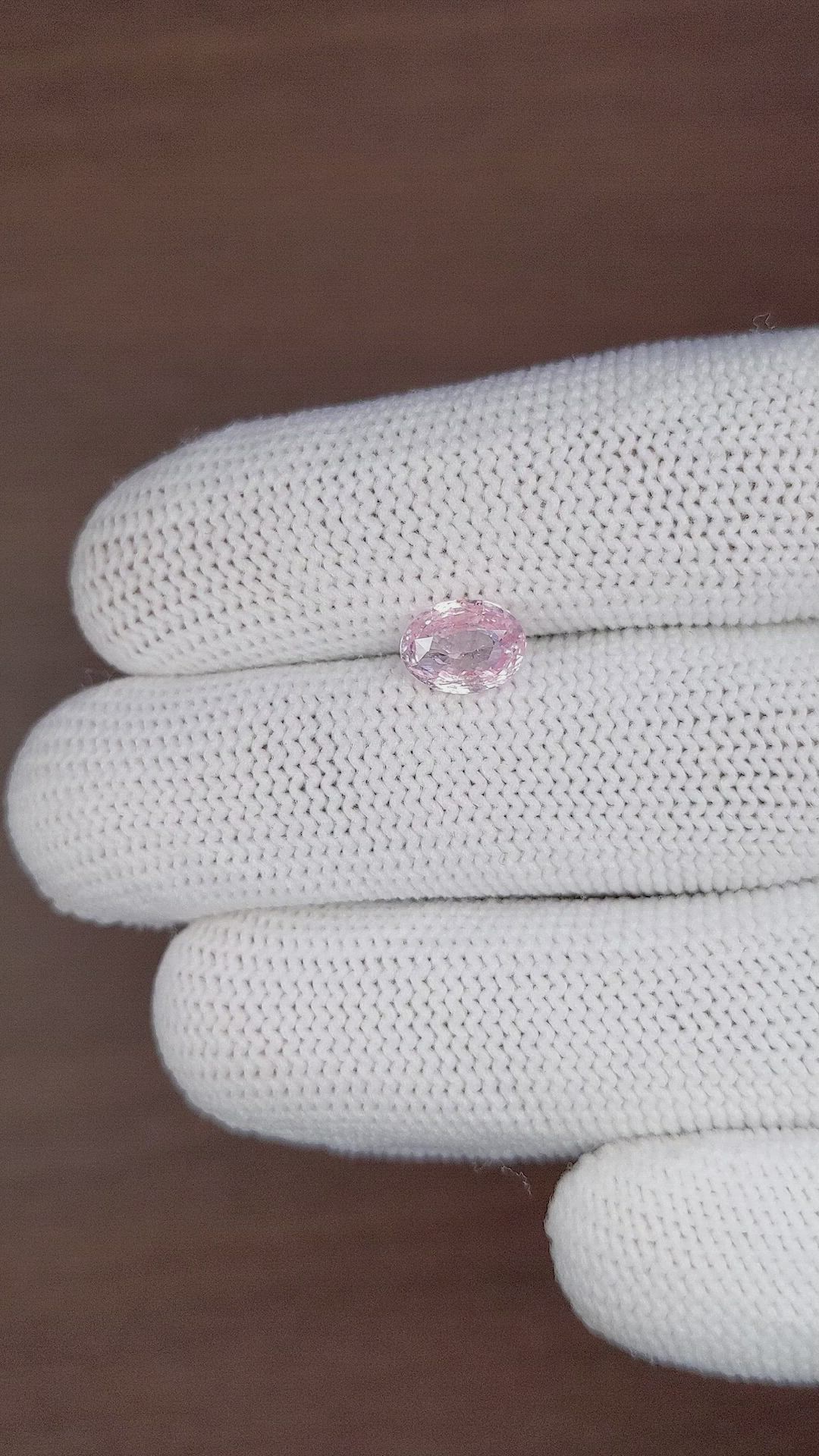 2.01 Ct. Pink Sapphire from Ceylon (Sri Lanka) Size Video