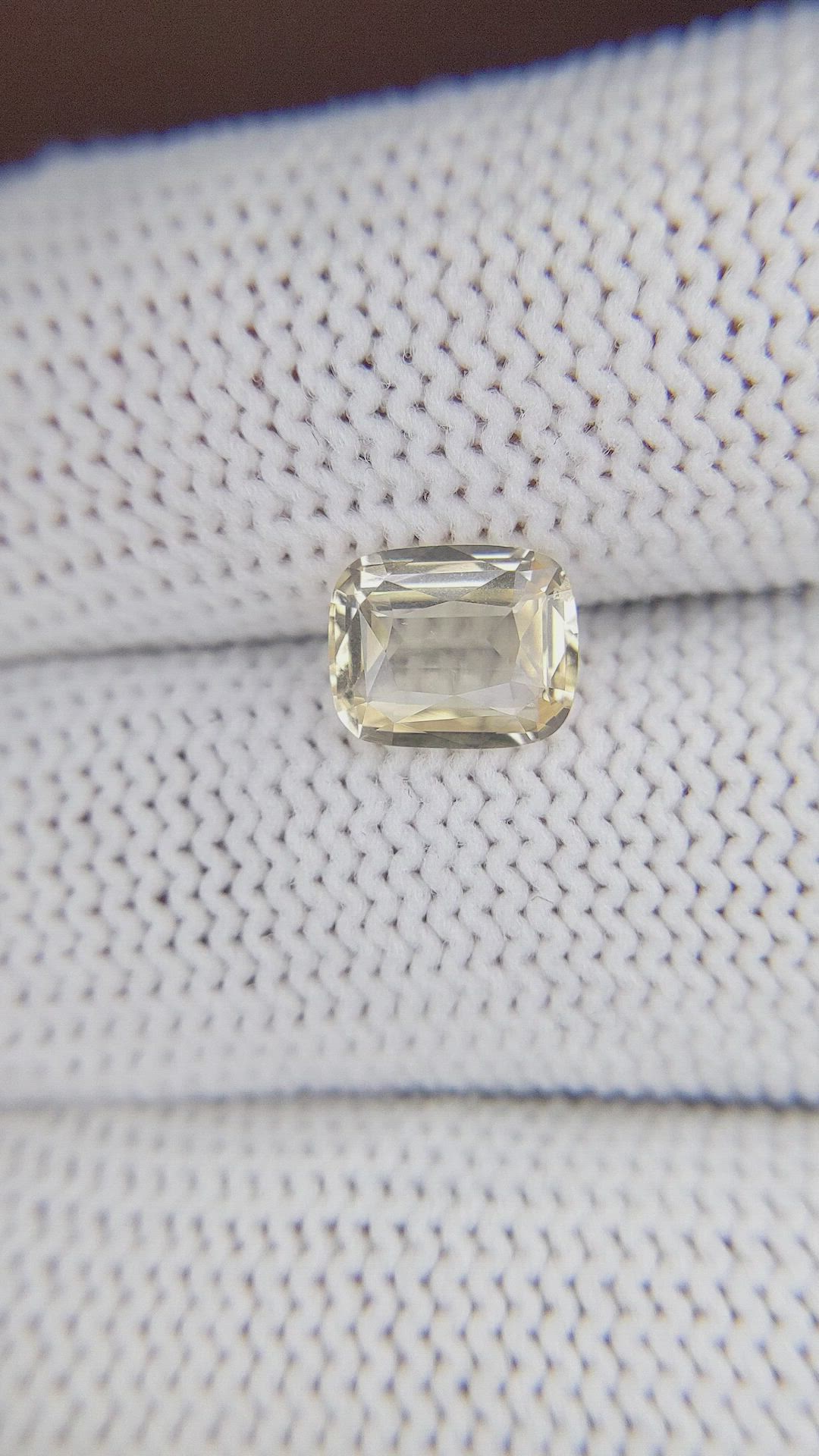 1.78 Ct. Peach Sapphire from Ceylon (Sri Lanka) Size Video