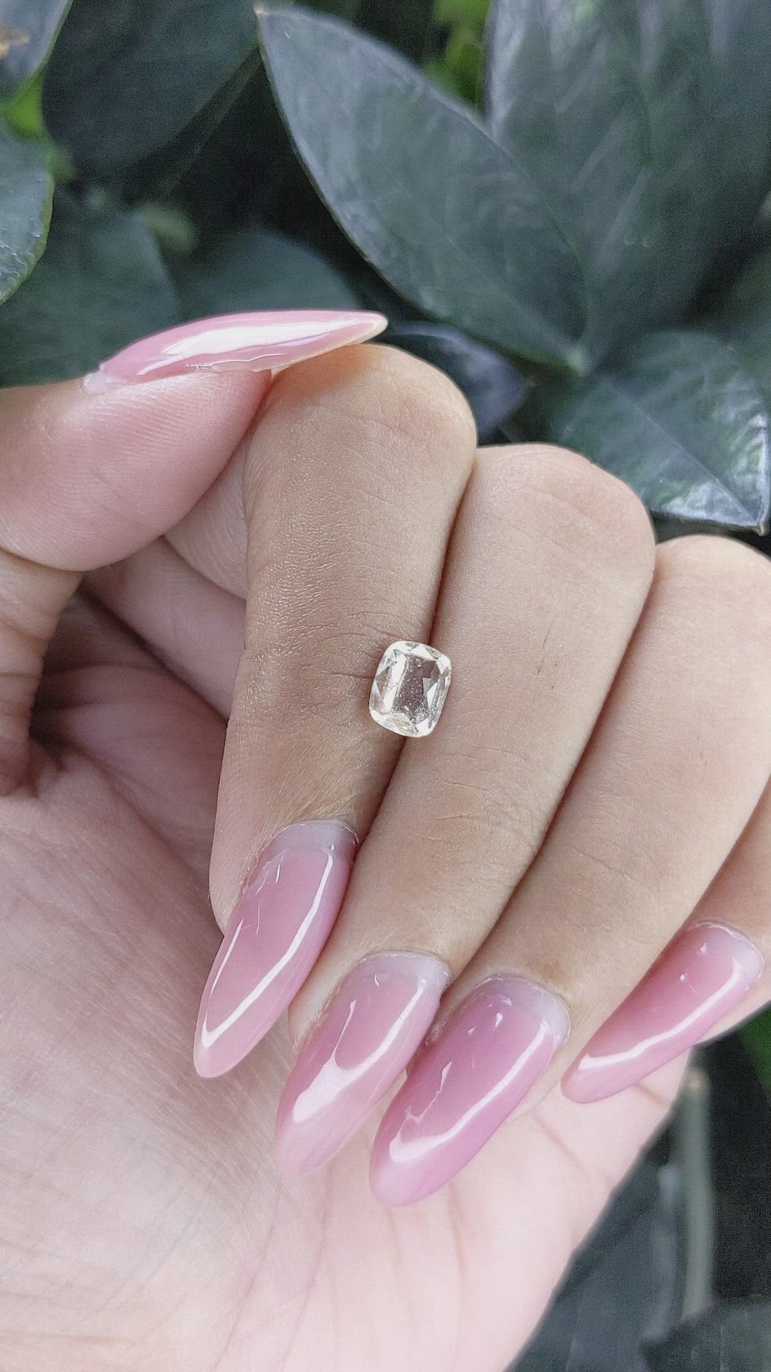 1.15 Ct. Peach Sapphire from Ceylon (Sri Lanka) Size Video