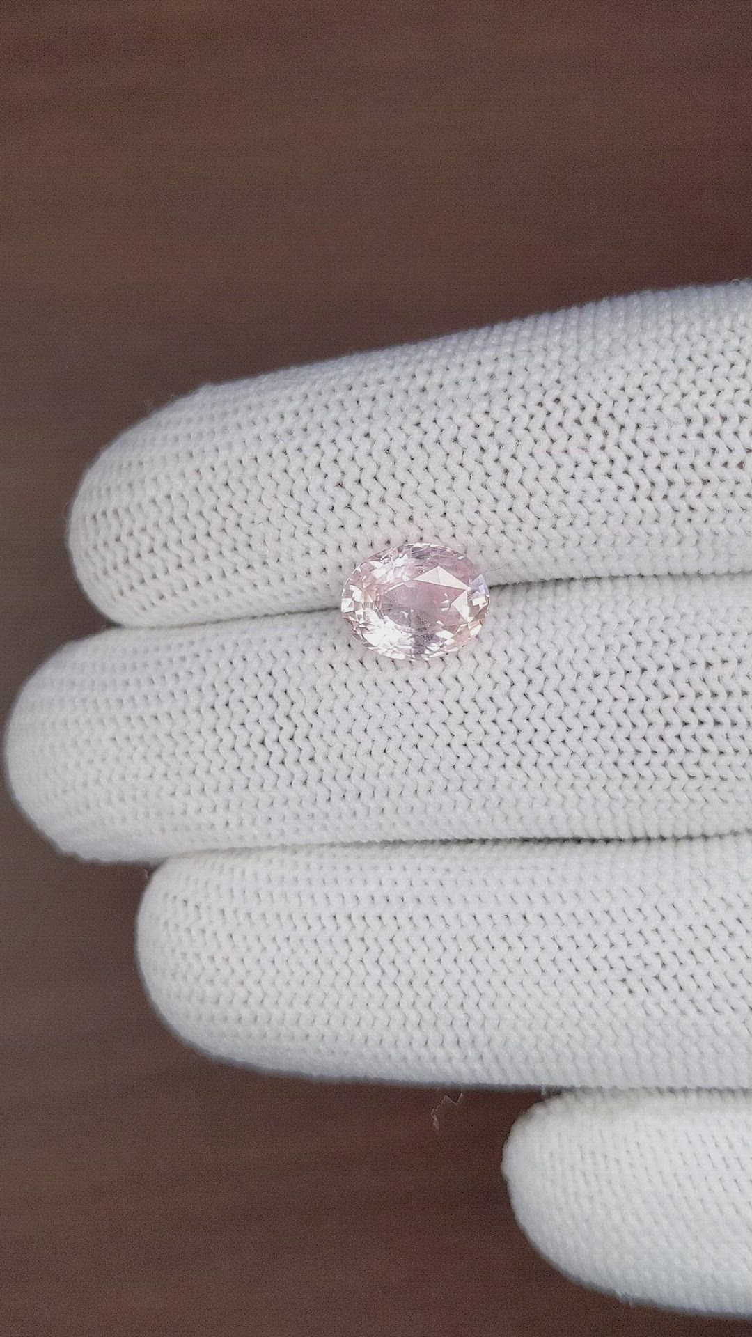 3.59 Ct. Pink Sapphire from Ceylon (Sri Lanka) Size Video