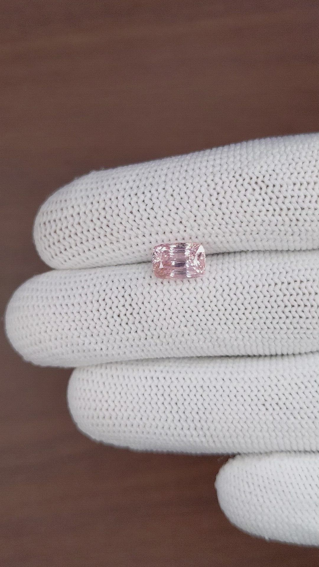3.01 Ct. Pink Sapphire from Ceylon (Sri Lanka) Size Video