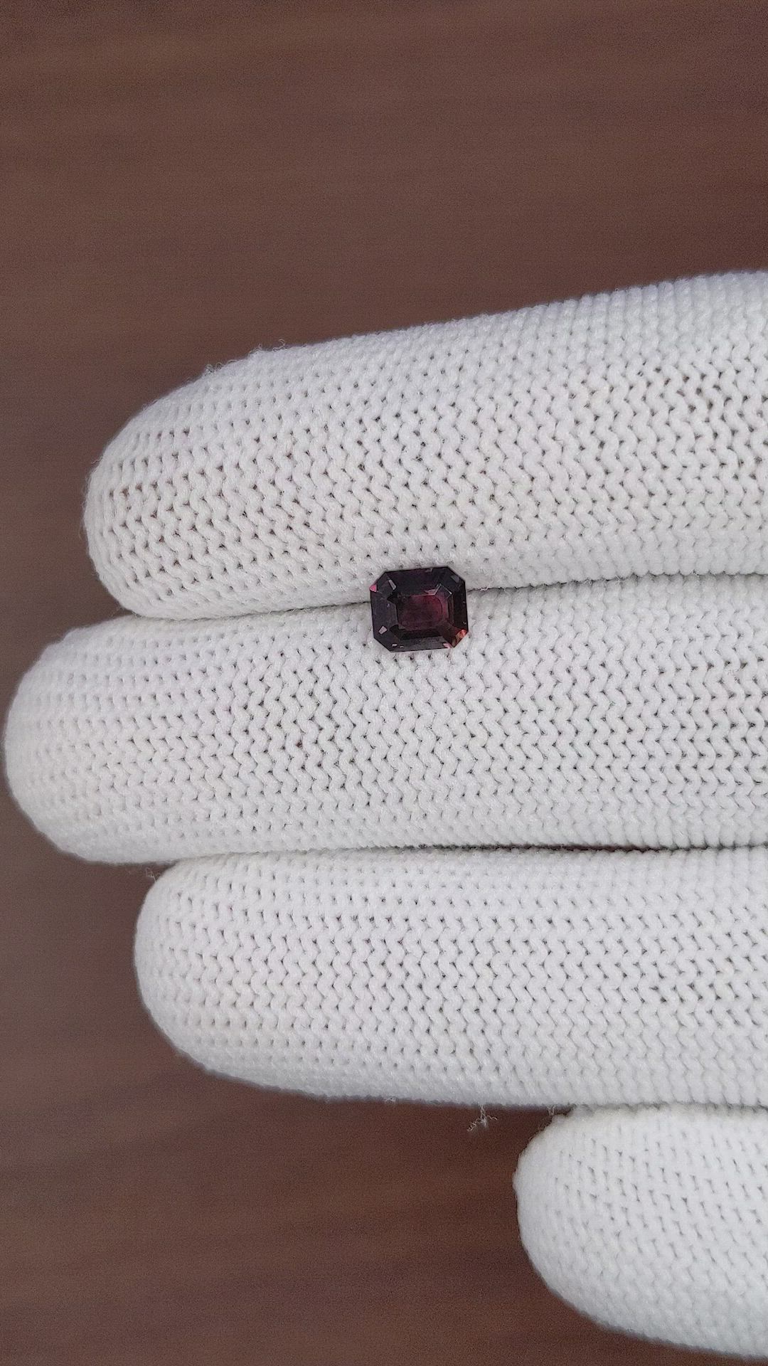 1.09 Ct. Pinkish Brown Sapphire from Madagascar Size Video