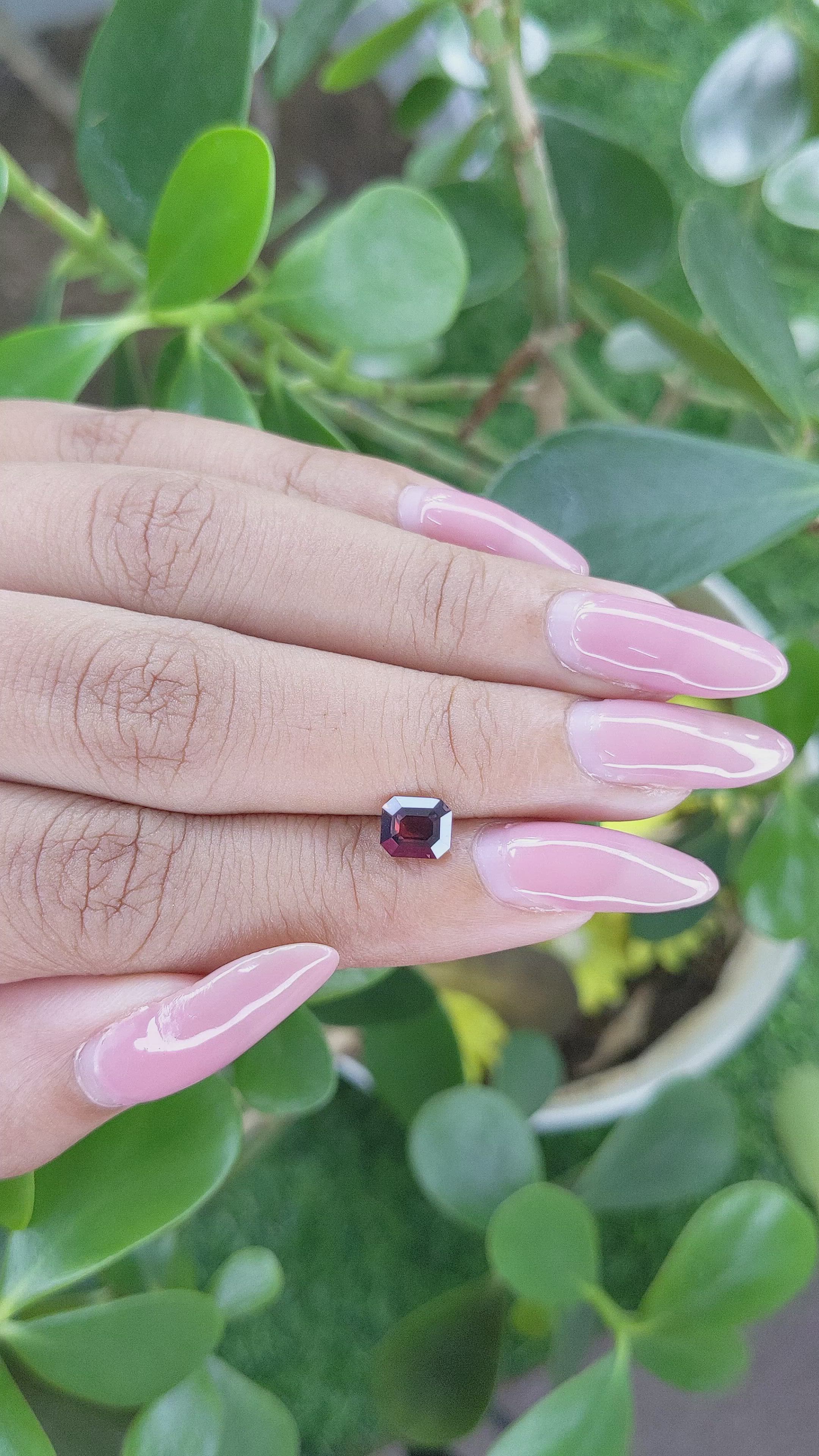 1.09 Ct. Pinkish Brown Sapphire from Madagascar Size Video