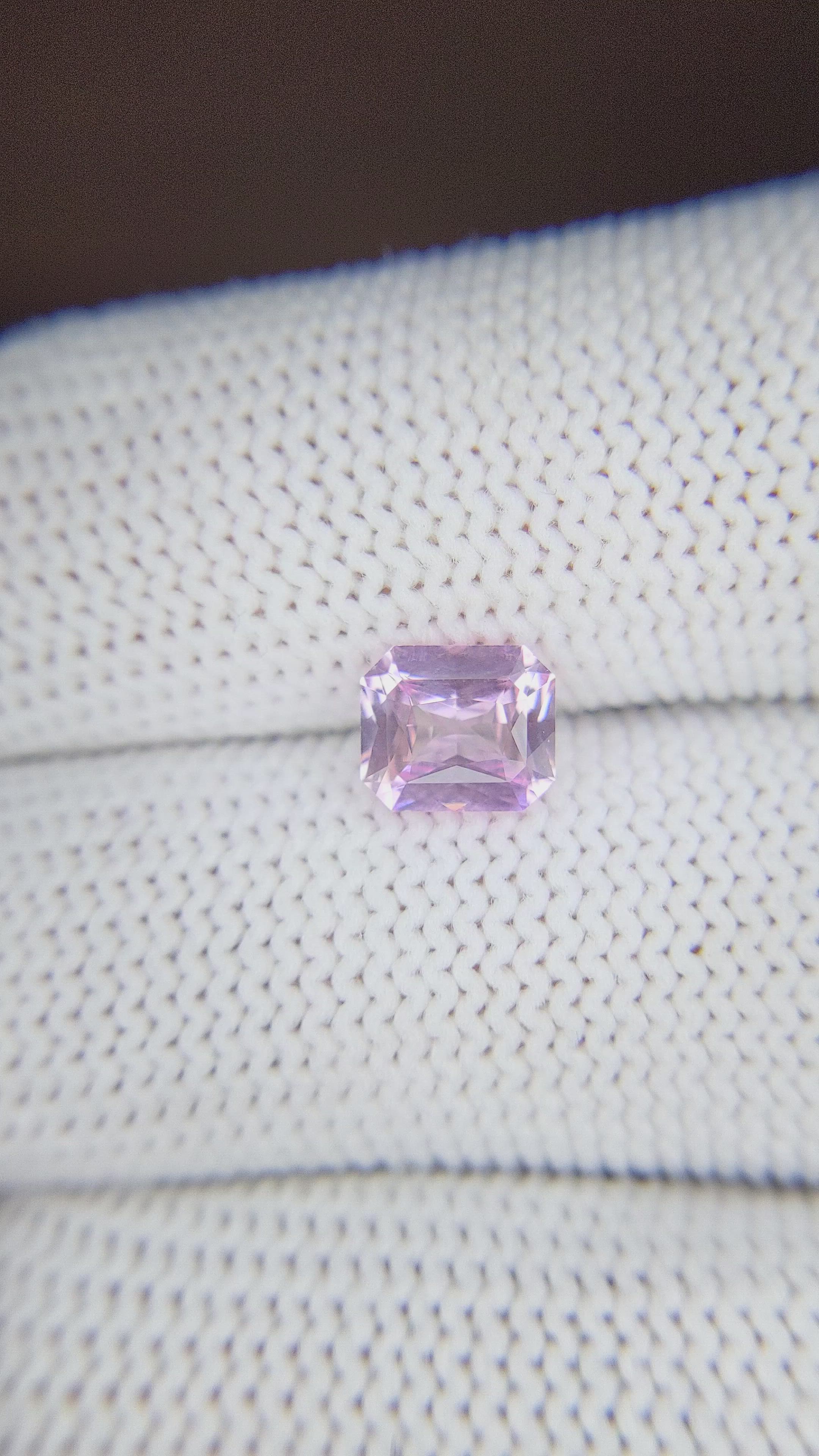 1.39 Ct. Pink Sapphire from Madagascar Size Video