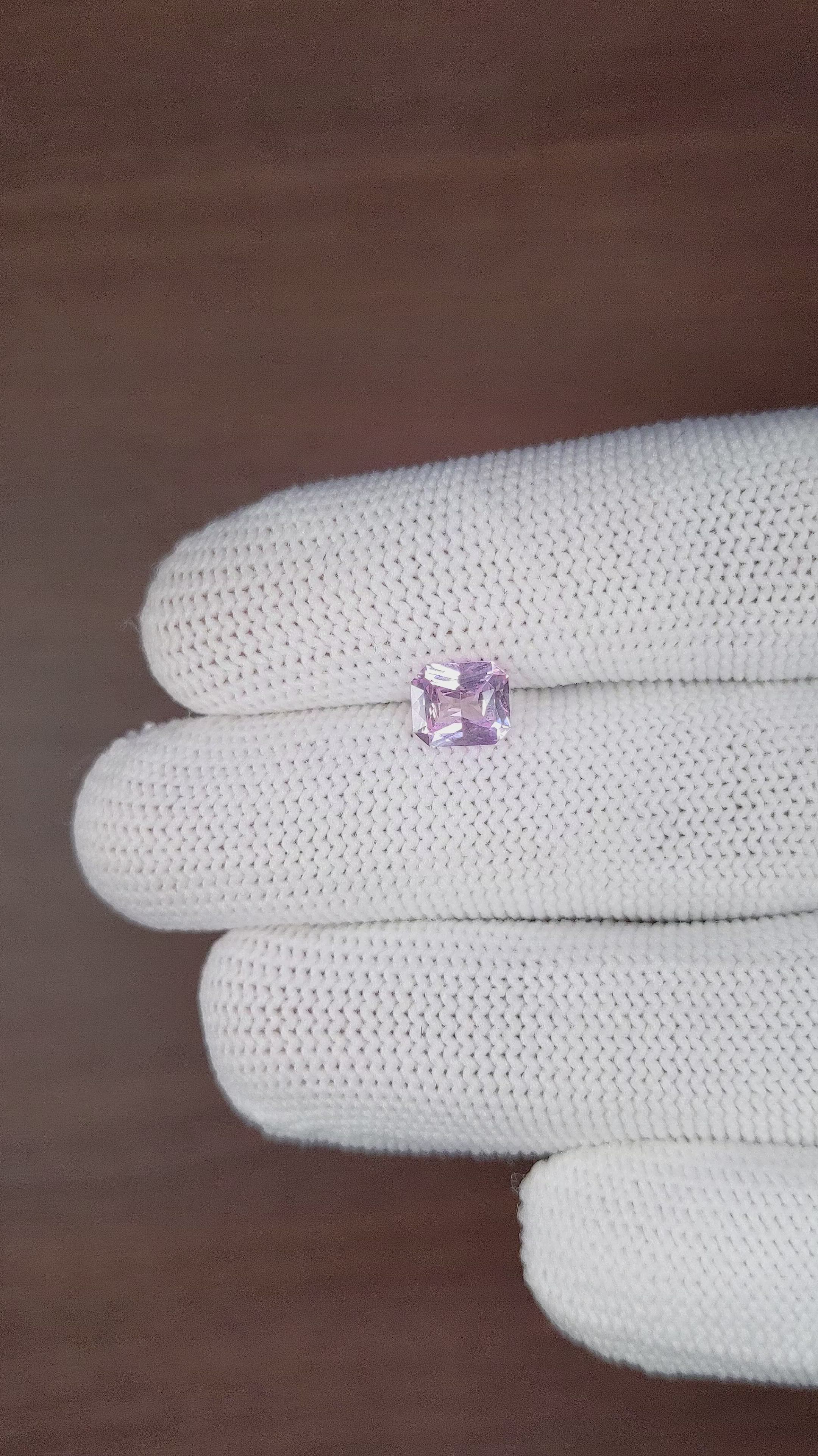 1.39 Ct. Pink Sapphire from Madagascar Size Video