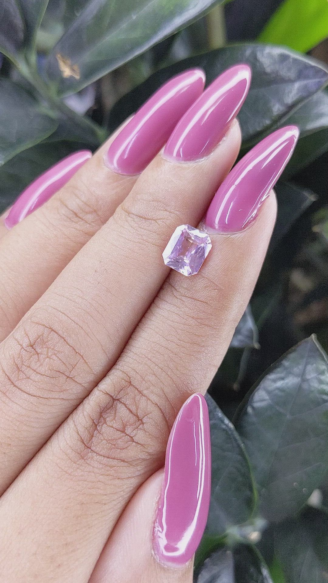 1.39 Ct. Pink Sapphire from Madagascar Size Video