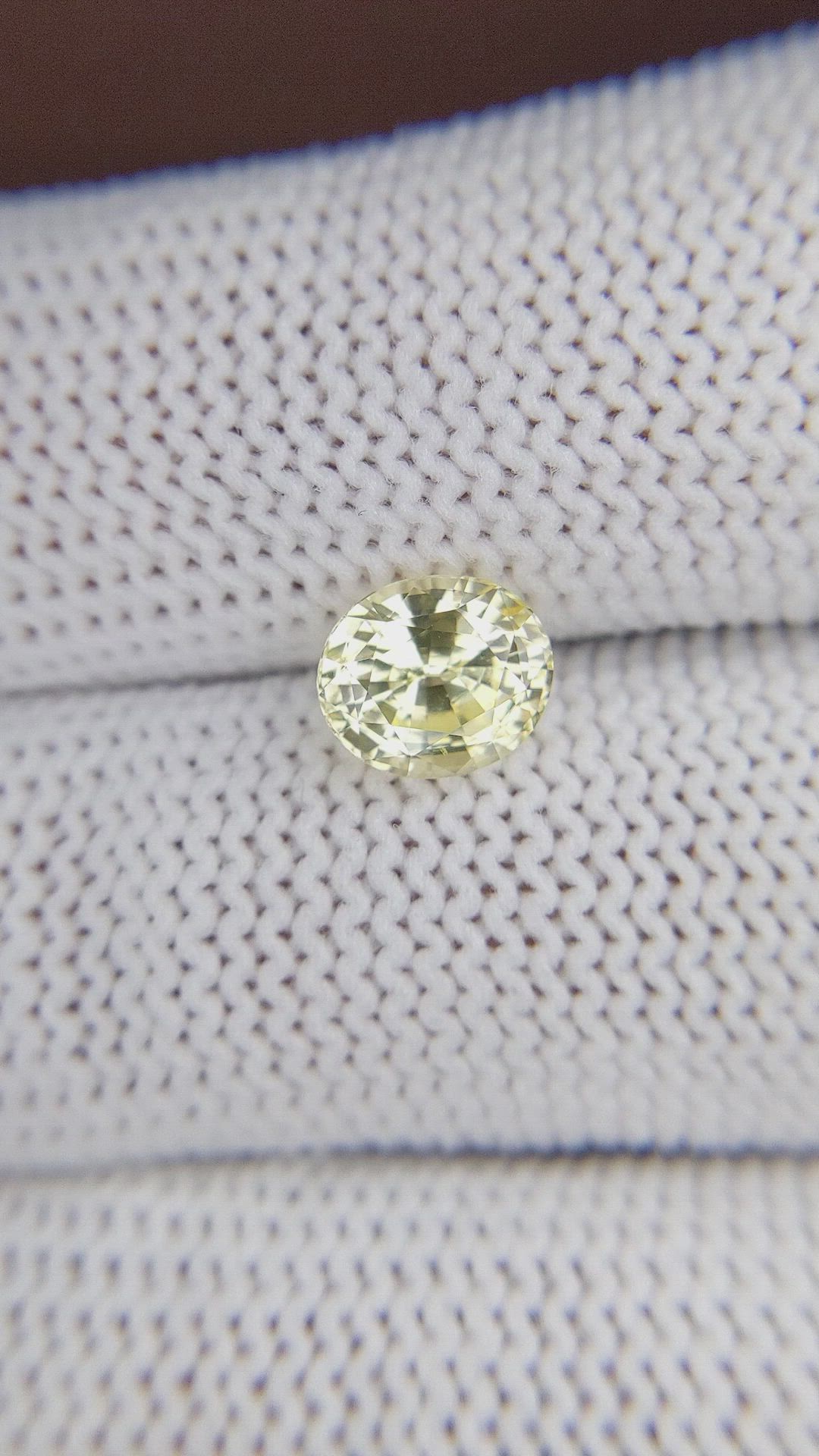 1.84 Ct. Yellow Sapphire from Ceylon (Sri Lanka) Size Video