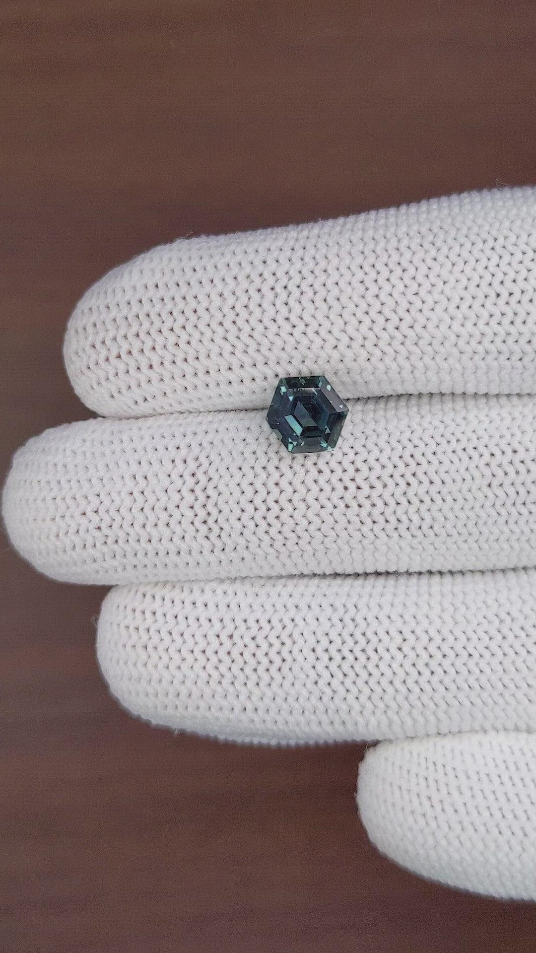2.66 Ct. Bluish Green Sapphire from Madagascar Size Video