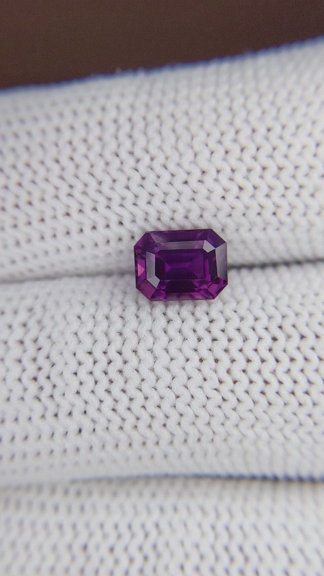 2.06 Ct. Purple Sapphire from Ceylon (Sri Lanka) Size Video