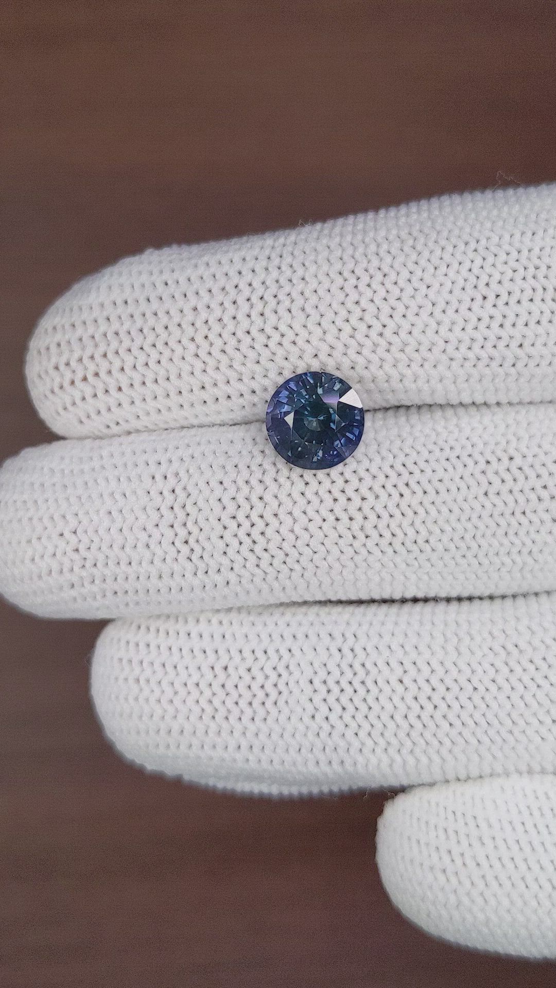 3.24 Ct. Violet Sapphire from Madagascar Size Video