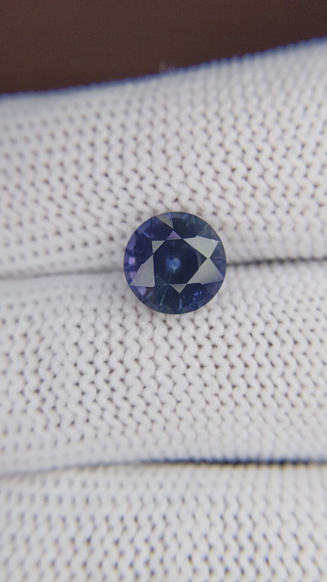 3.24 Ct. Violet Sapphire from Madagascar Size Video